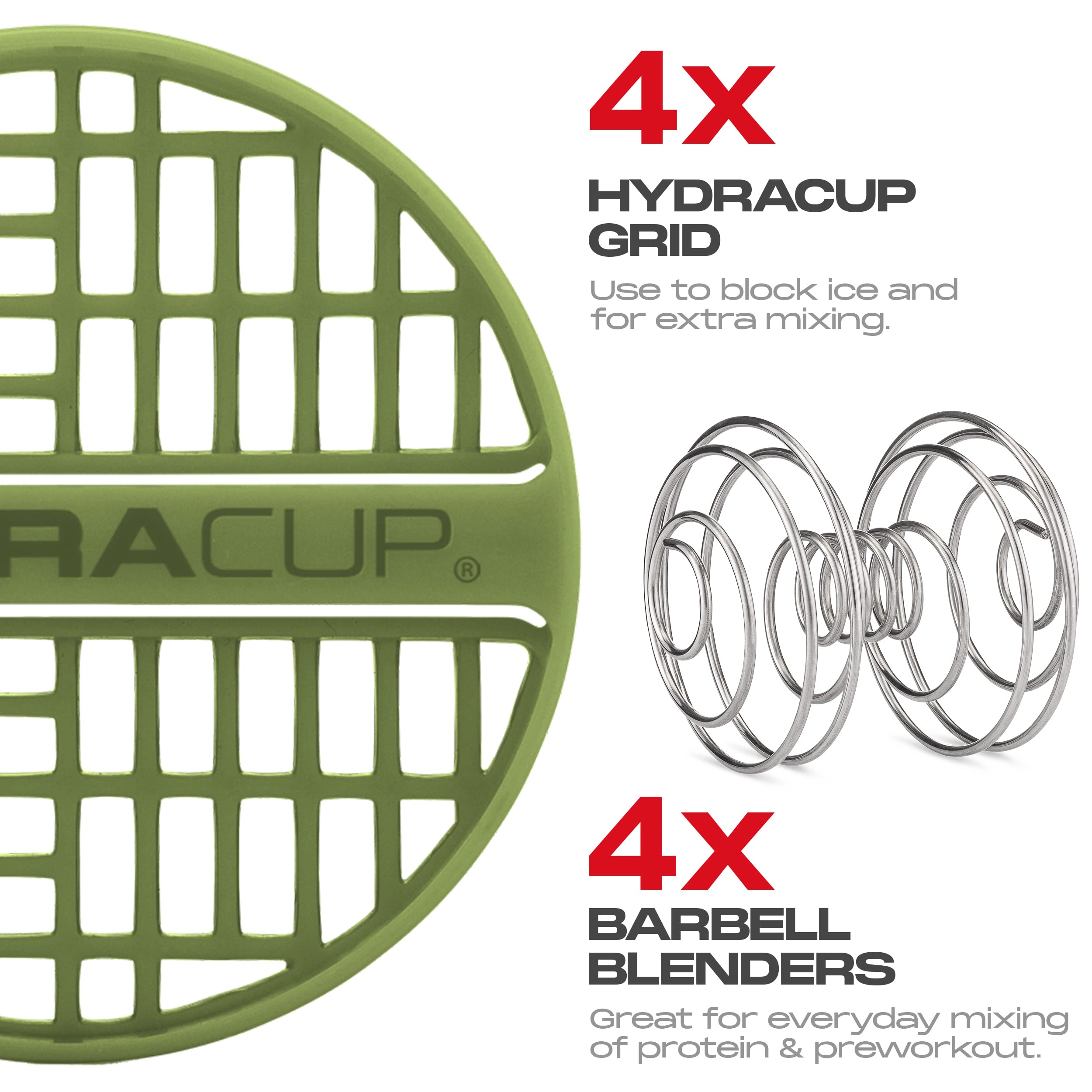 Hydra Cup Og [4 Pack] 20 Oz Small Shaker Bottles For Protein Mixes, Shaker Cups With Ball Blender Whisk, Travel To Go, Bpa Free