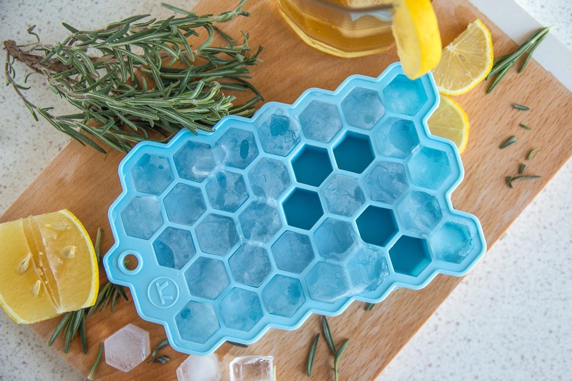 Outset Hex Ice Cube Mold  Silicone  Small