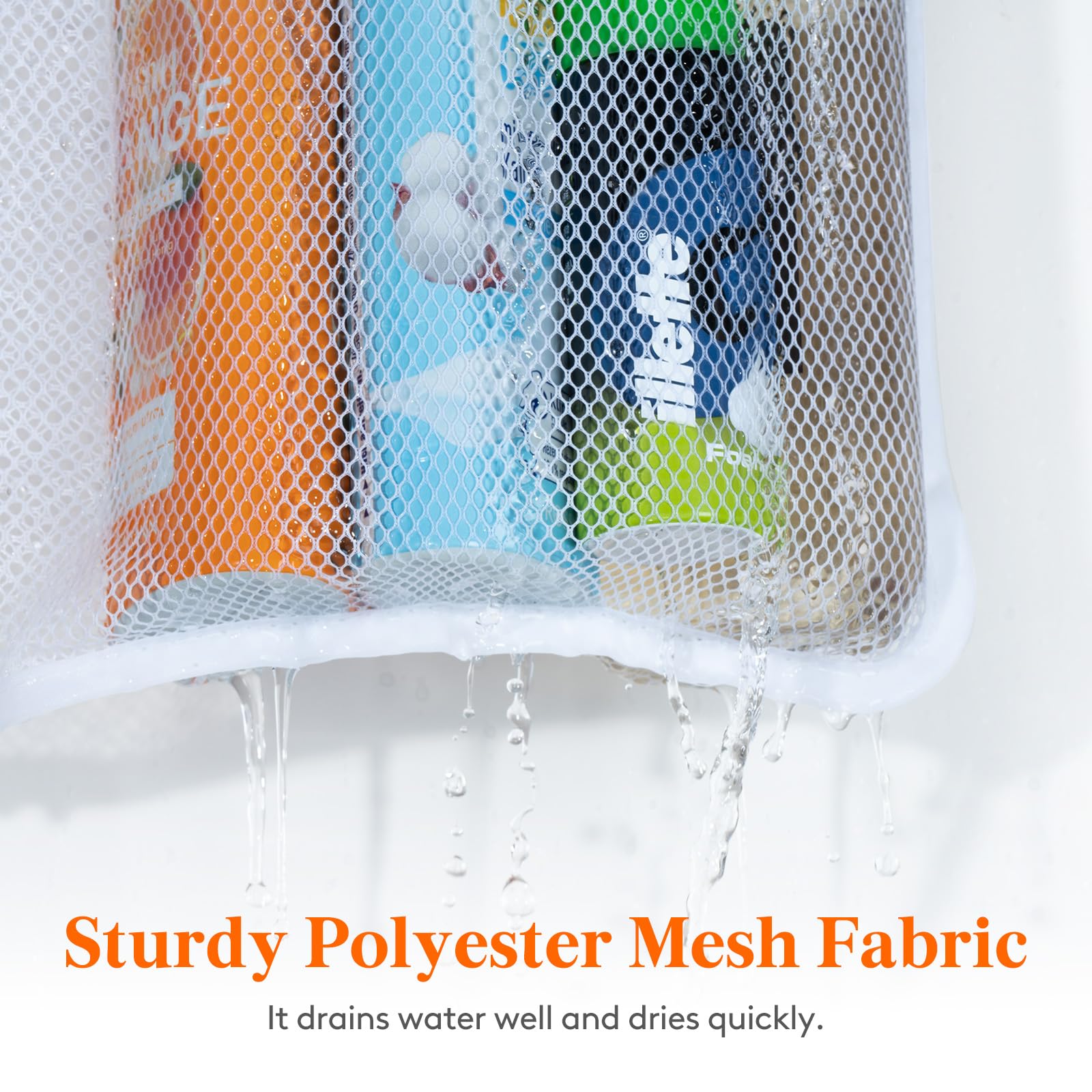 Lifewit Mesh Shower Caddy, 7 Pockets Hanging Shower Organizer With Quick Drying Mesh, Portable Space Saving Bathroom Organizer T
