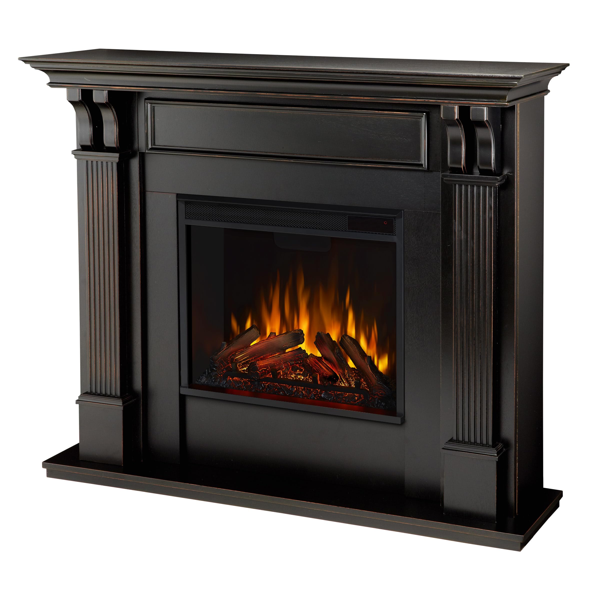 Real Flame Ashley 48 Electric Fireplace in Blackwash