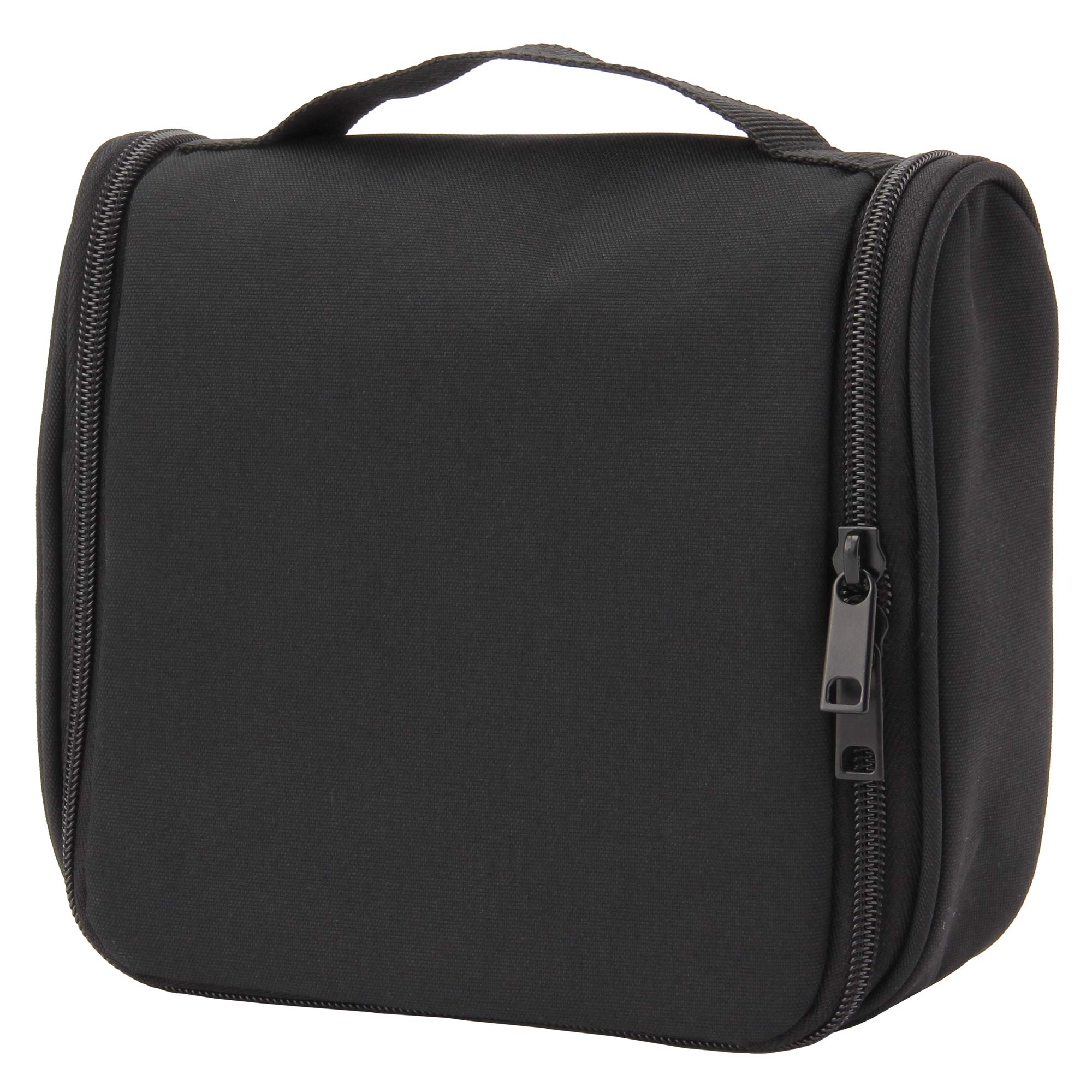Muji Polyester Hanging Travel Case, 16 Cm Width X 19 Cm Depth X 6 Cm Height, Black