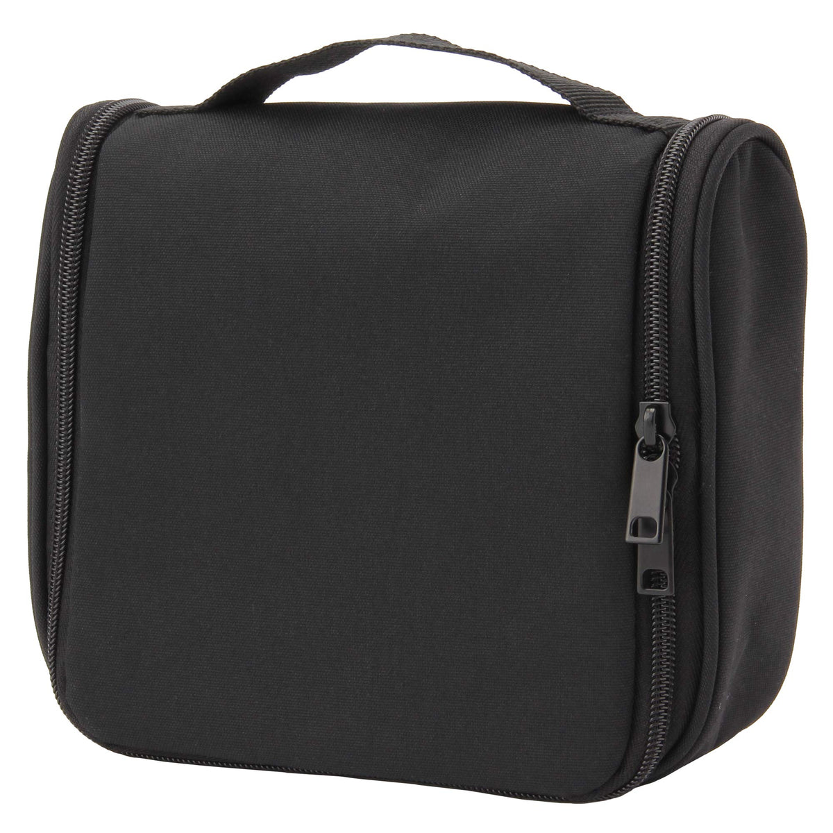 Muji Polyester Hanging Travel Case, 16 Cm Width X 19 Cm Depth X 6 Cm Height, Black