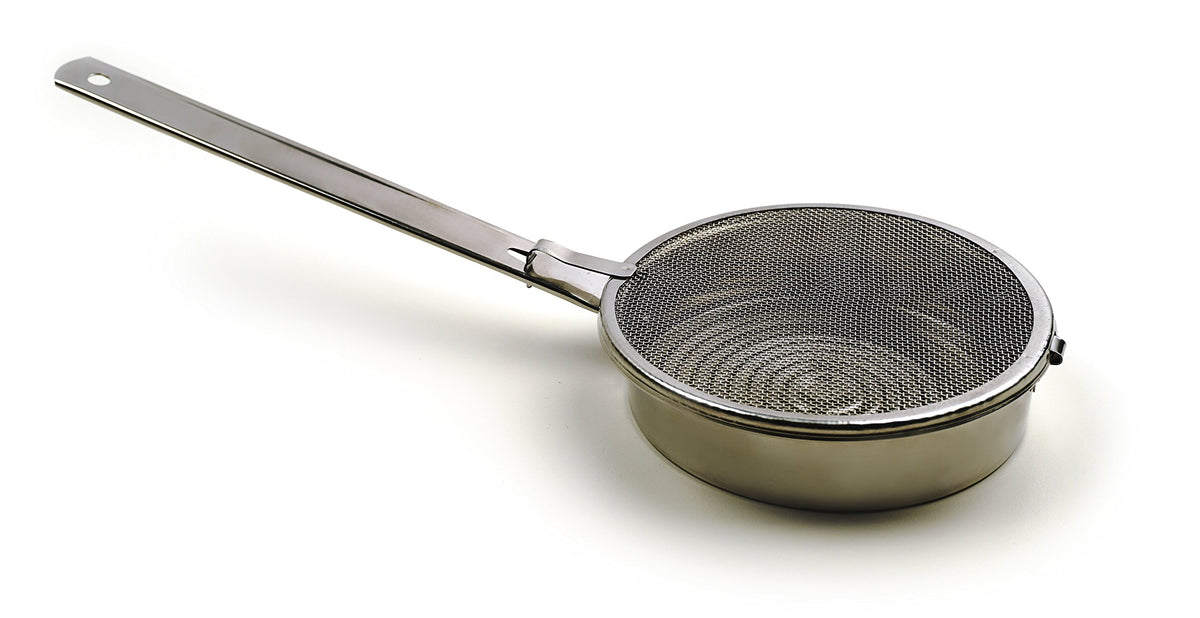 Rsvp International Kitchen Roasting Collection Dishwasher Safe, Nut/Seed Toasting Pan, Stainless Steel