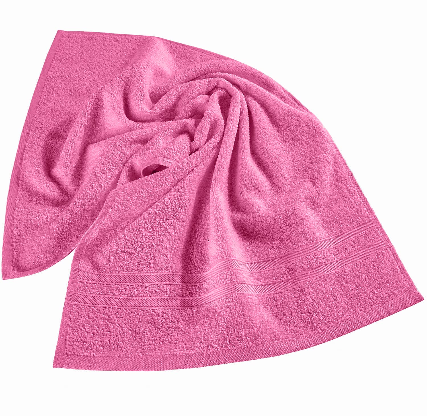 Hammam Linen Pink Hand Towels 4-Pack - 16 x 29 Turkish Cotton Premium Quality Soft and Absorbent Small Towels for Bathroom