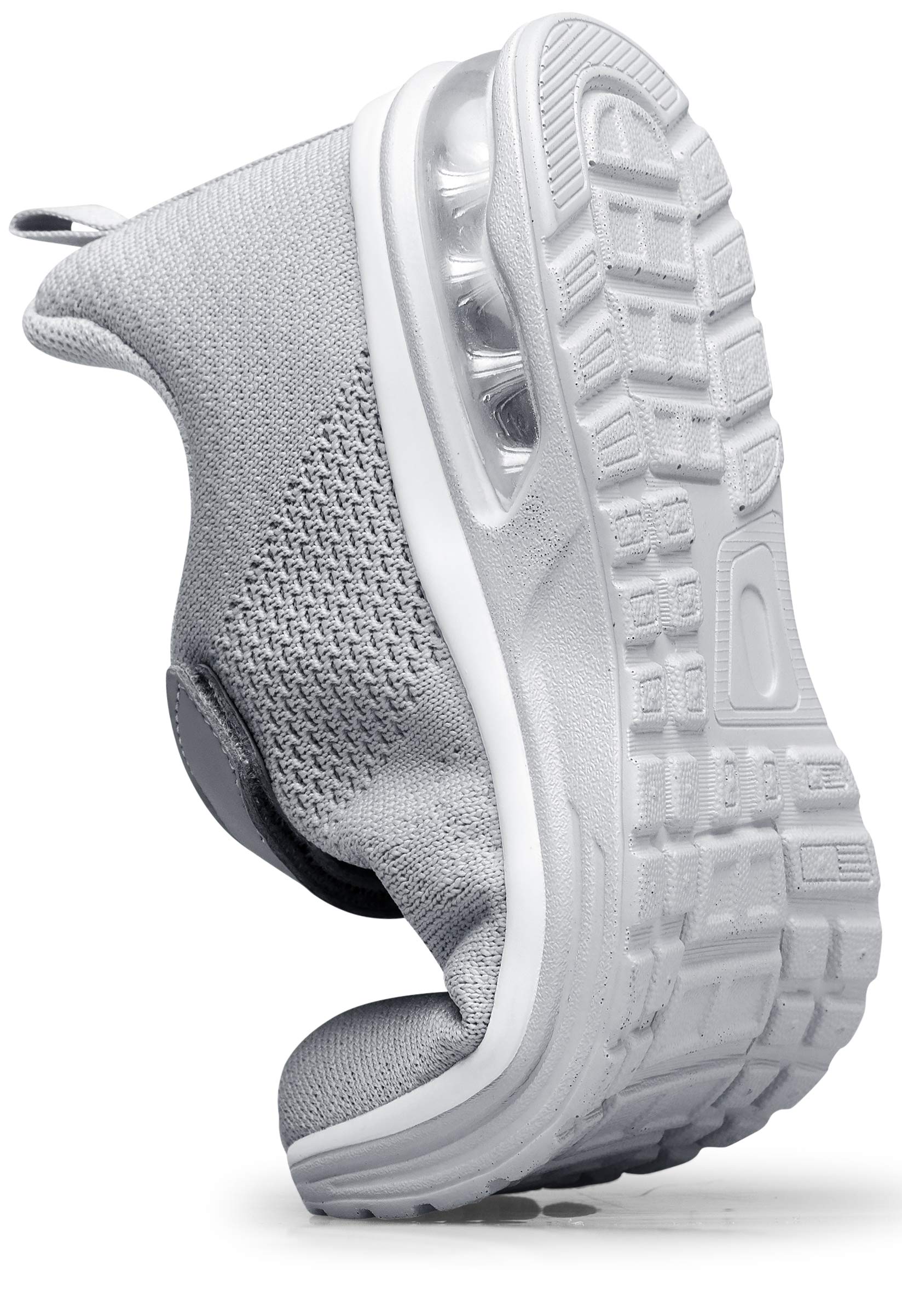 Anlarach Kids Toddler Shoes Boys Girls Athletic Running Shoes Air Cushion Sneakers For Little Kid 1 Light Grey