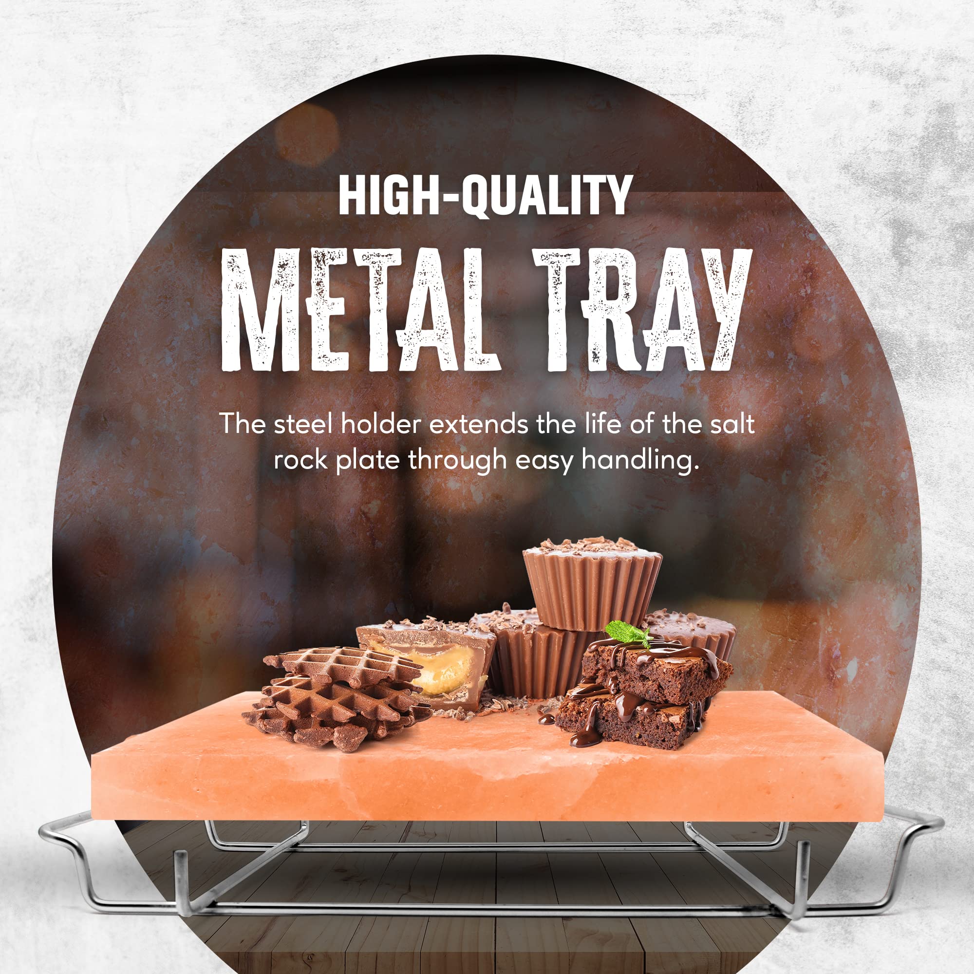 UMAID Natural Pink Himalayan Salt Block Cooking Plate 12 X 8 X 1.5 Large Salt Slab For Grilling, Cooking, Cutting and Serving, F