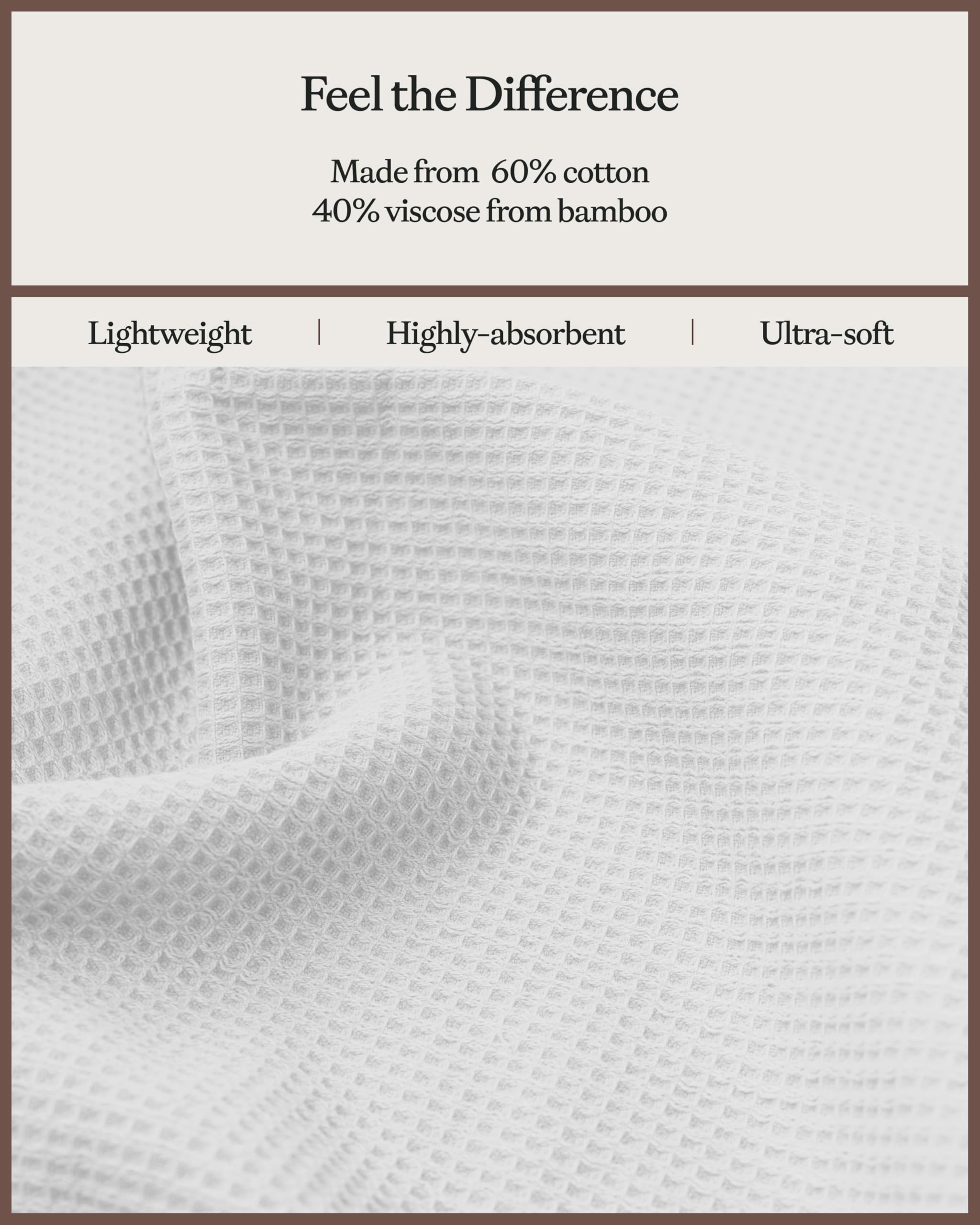 Cozy Earth White Waffle Bath Sheets