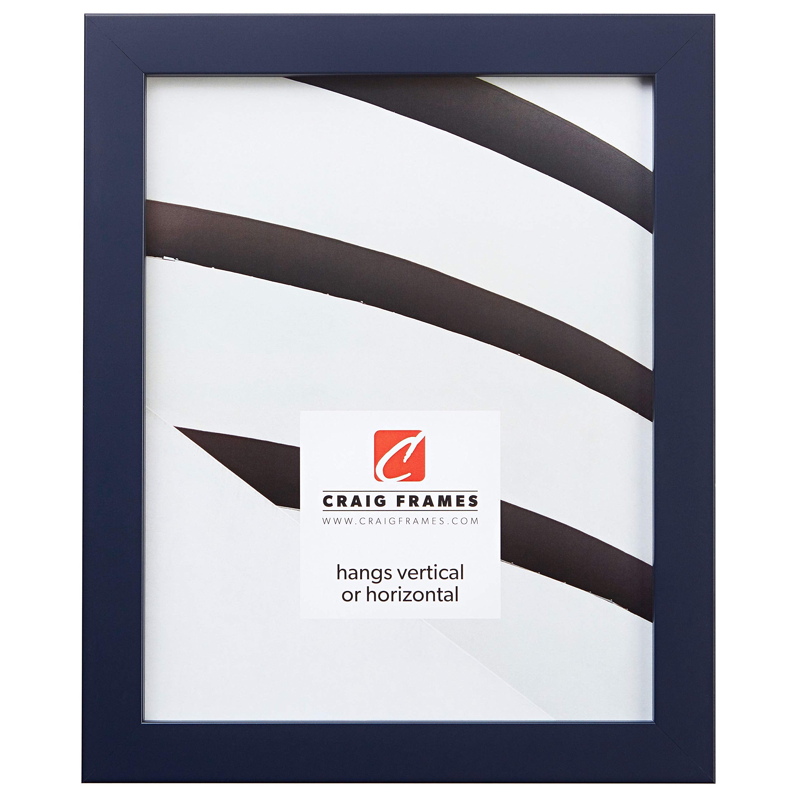Craig Frames Confetti, 20x20 Picture Frame, Navy Blue
