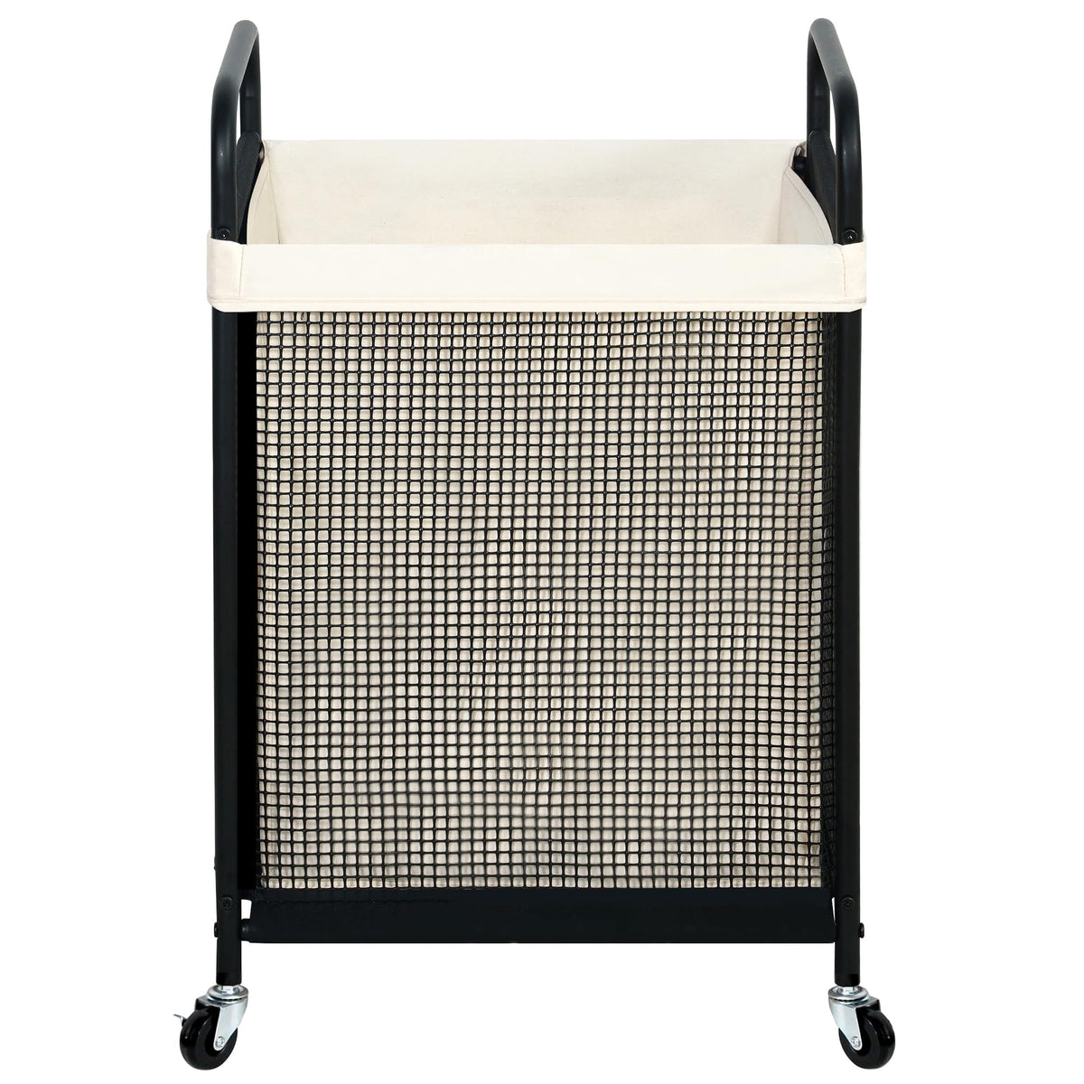 Sto Sto Laundry Hamper, 90L Rolling Laundry Sorter Cart With Removable And Washable Liner Bag, Rolling Clothes Hamper With Metal
