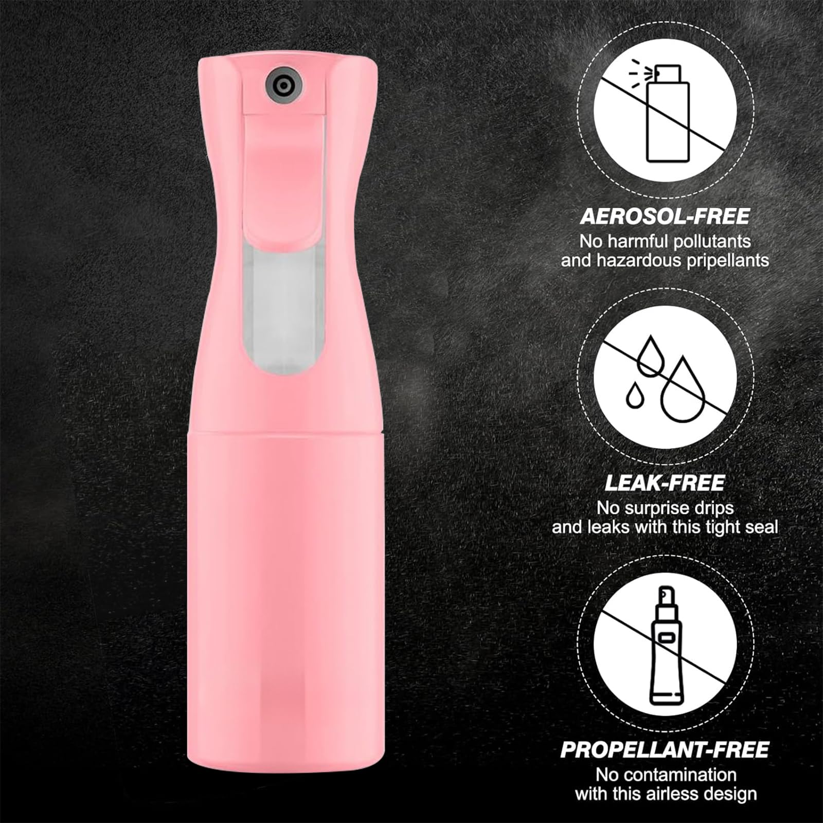 Spray Bottle, Home Spray Bottle For Hair (6.7Oz/200Ml) Home Essentials Spray Bottles For Cleaning Empty Ultra Fine Water Mister