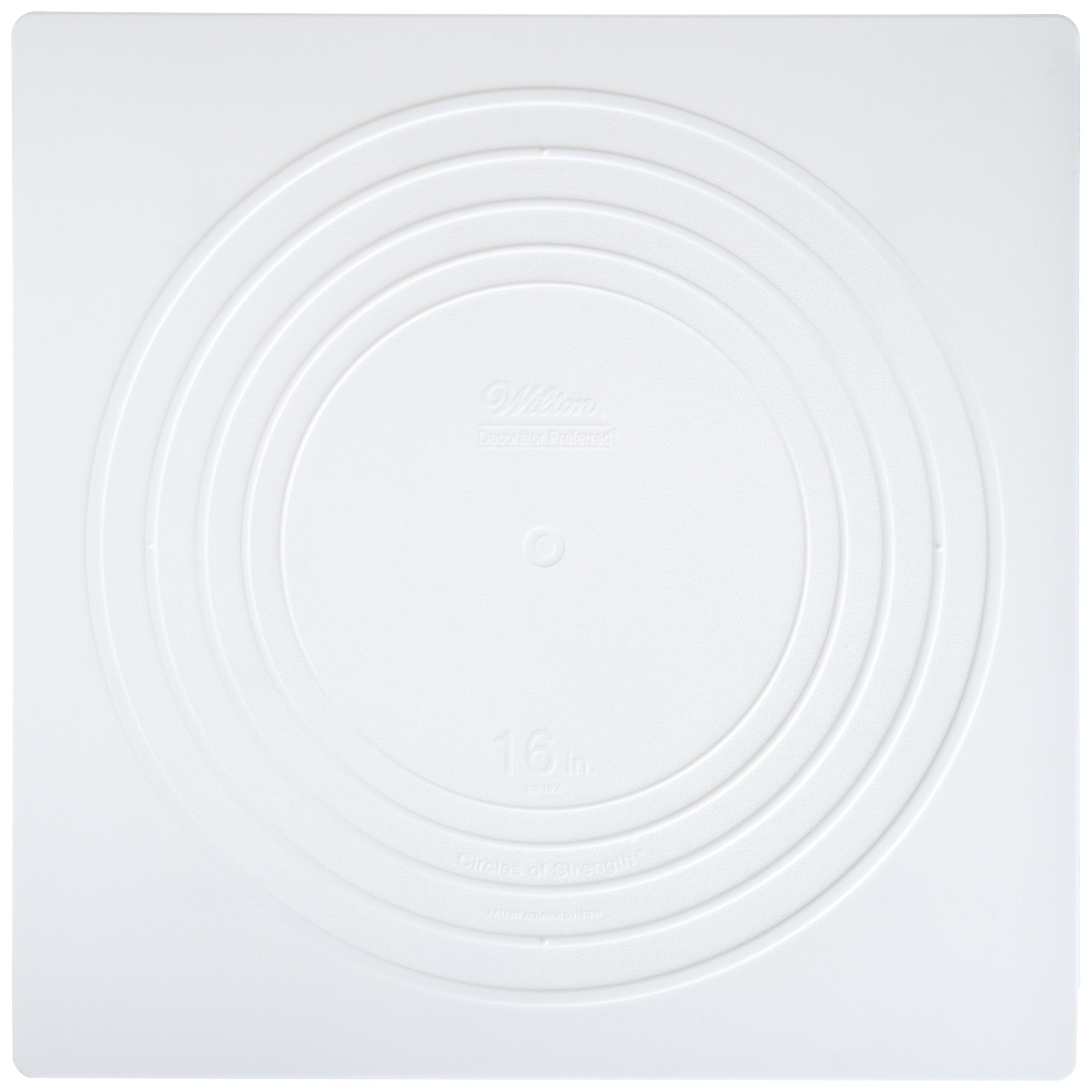 Wilton Decorator Preferred Square Separator Plate For Cakes, 16-Inch, Cake Decorating Supplies
