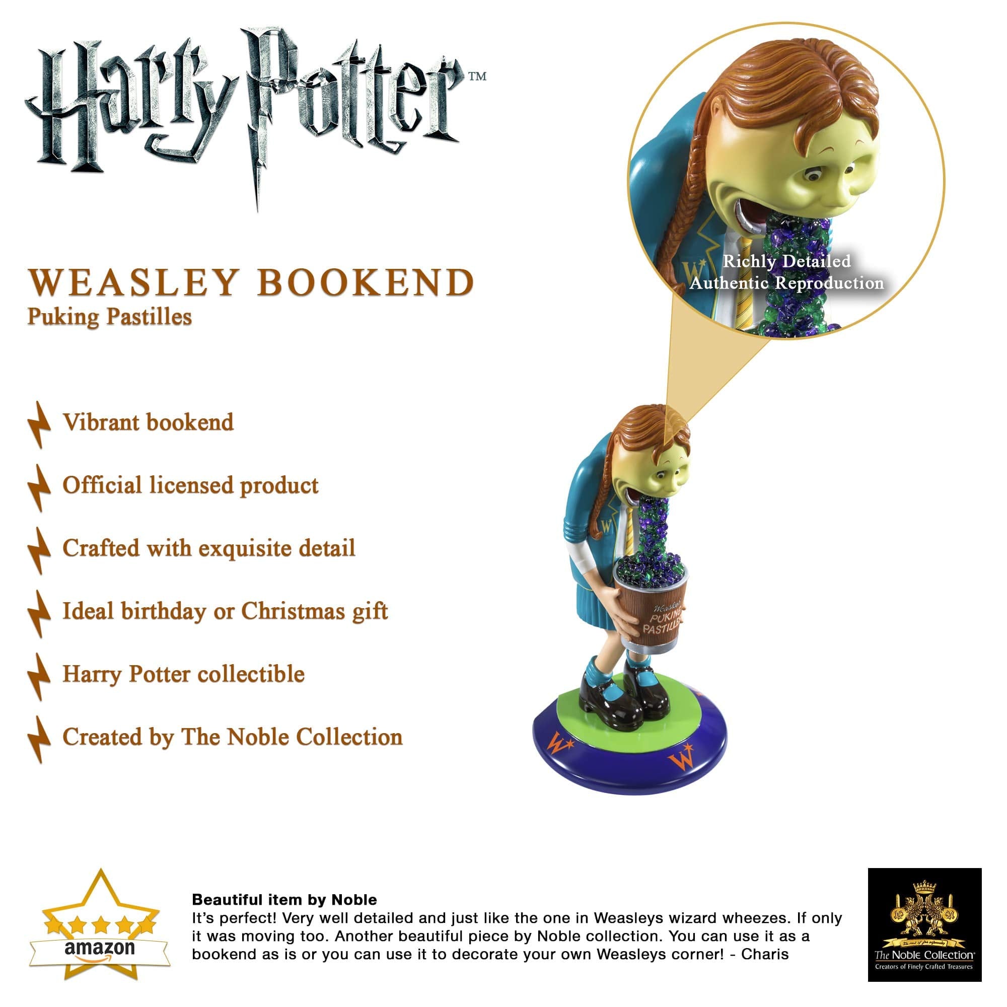 The Noble Collection Weasley Bookend- Puking Pastilles