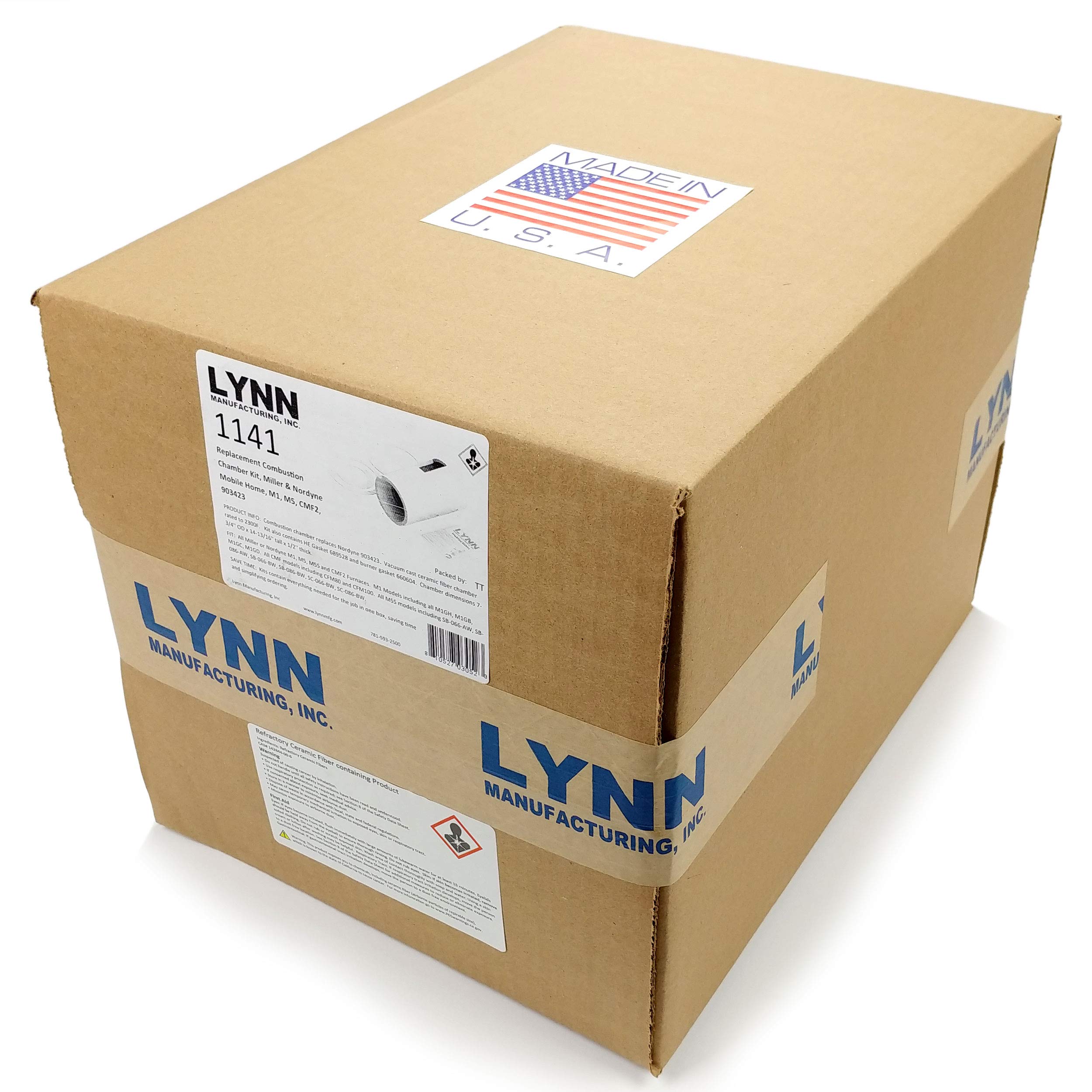 Lynn Manufacturing Replacement Combustion Chamber Kit, Miller & Nordyne Mobile Home, M1, M5, Cmf2, 903423, 1141