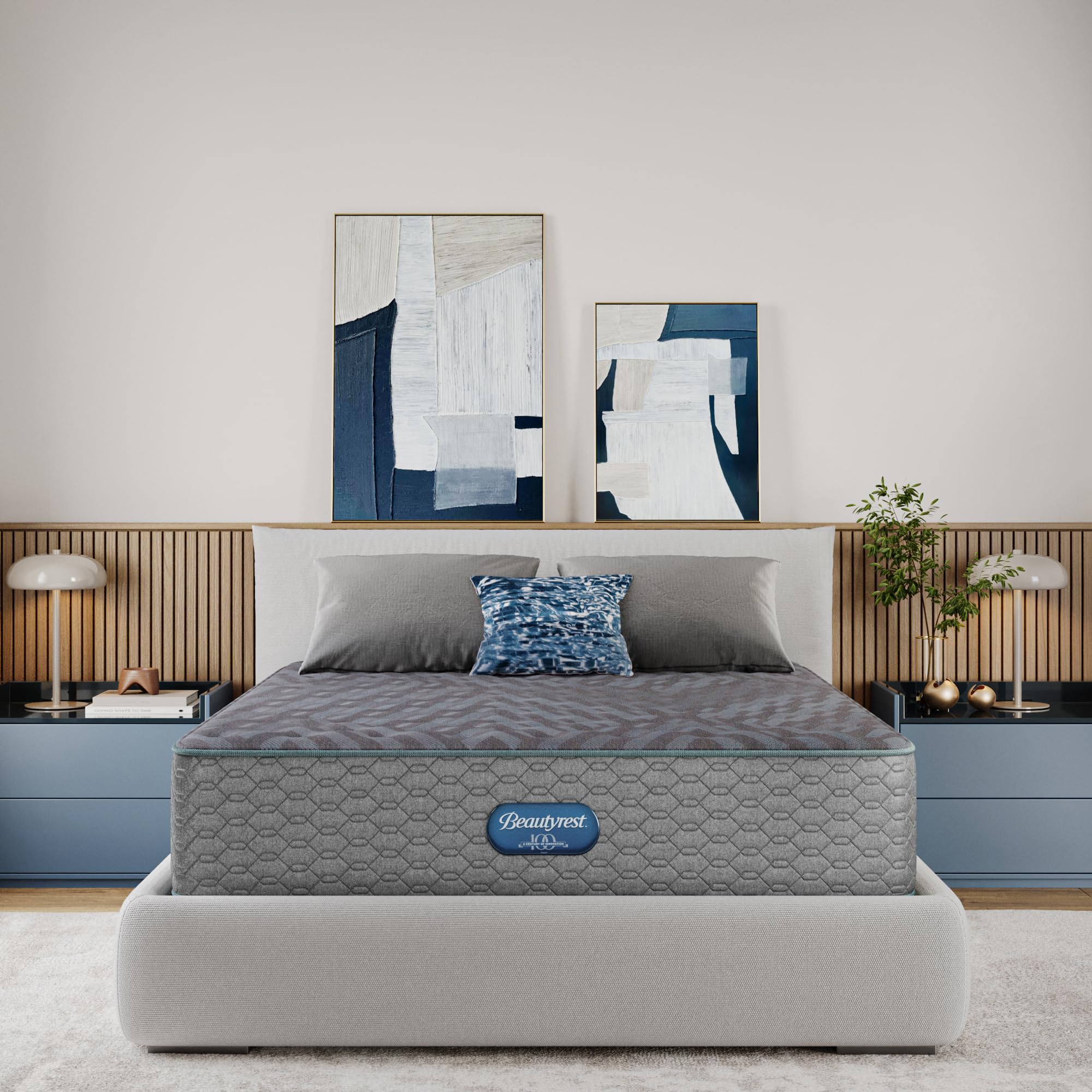Beautyrest Days End Extra Firm 13.25 Mattress - Queen - Cooling Tech, Supportive Durable Pocketed Coils, Pressure Relief, Motion