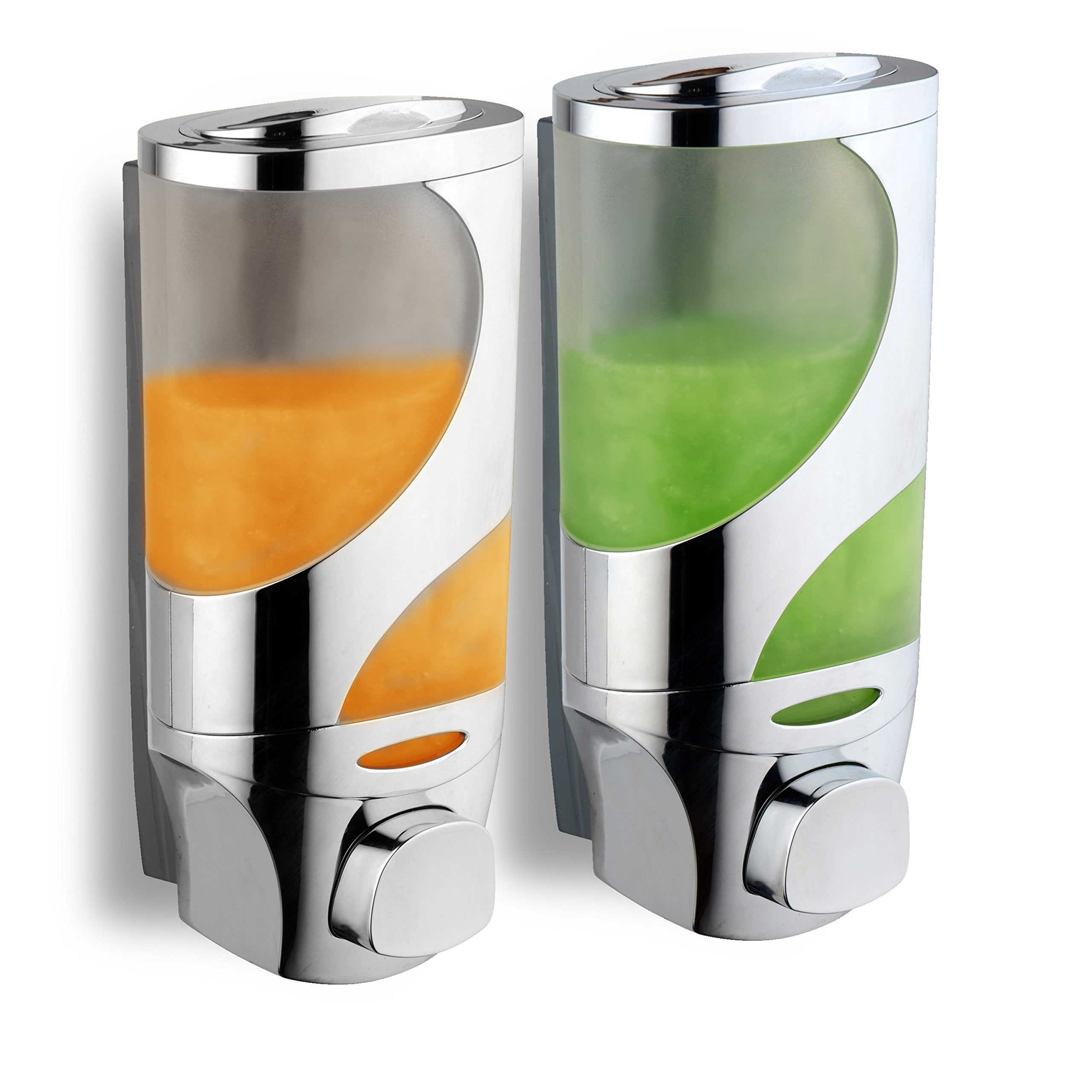 Hotelspawave Luxury Soap/Shampoo/Lotion Modular-Design Shower Dispenser System (Pack Of 3)