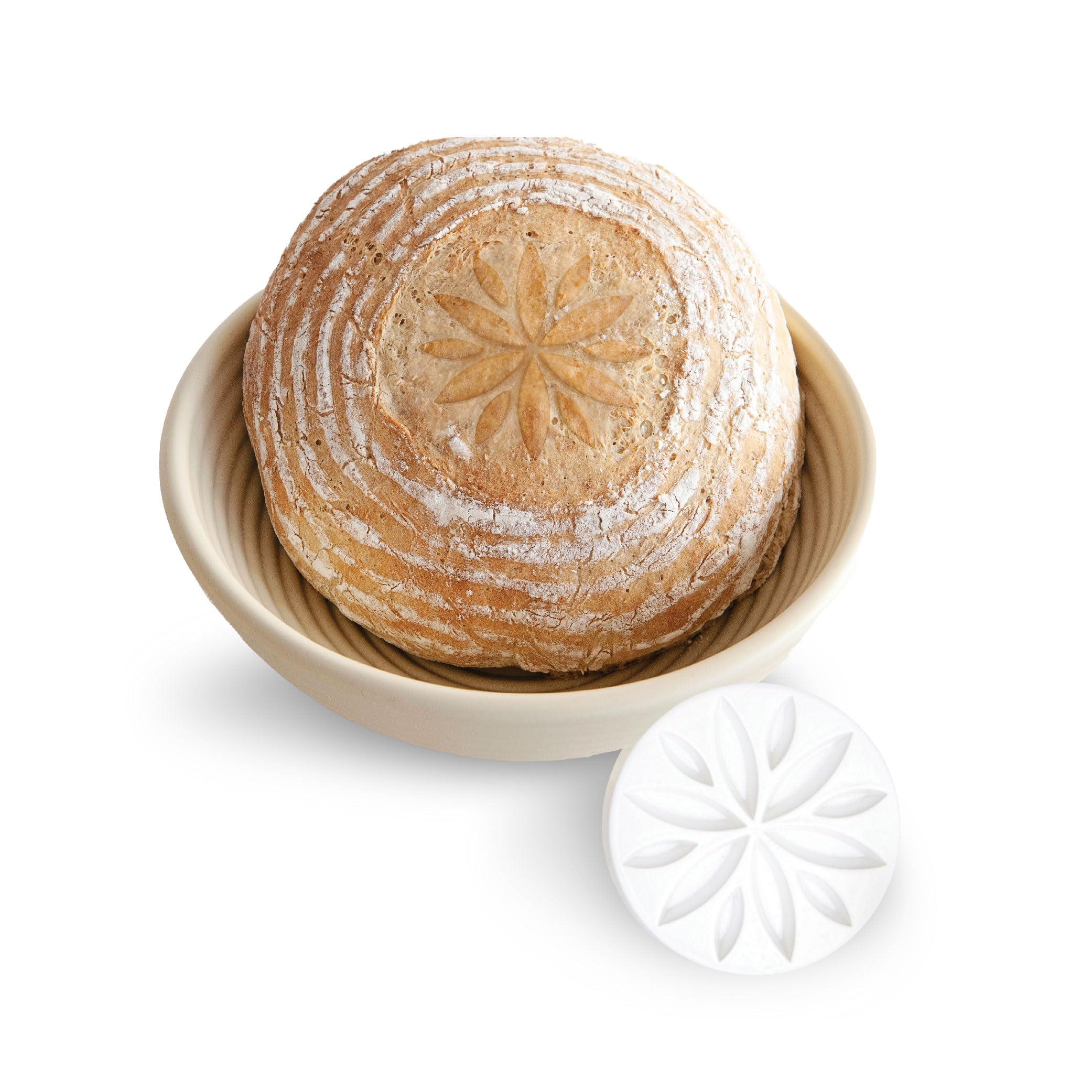 Talisman Designs Decorating Embosser | 9-Inch Warmer Basket | Dough Proofing, Box Bowls | Create, Perfect Crust & Shaped Bread L