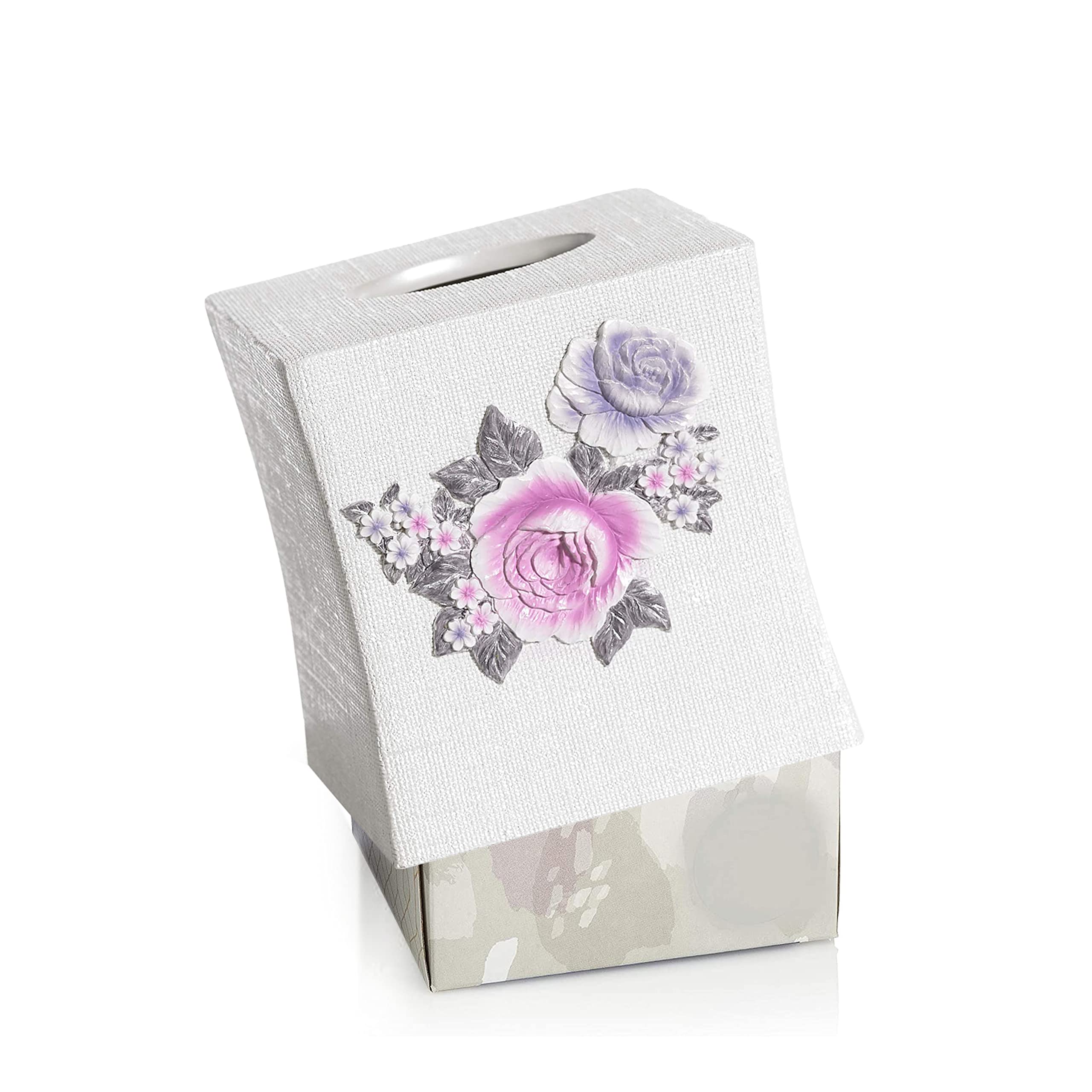 Popular Bath Tissue Box, Michelle Collection, 10X10, Lilac