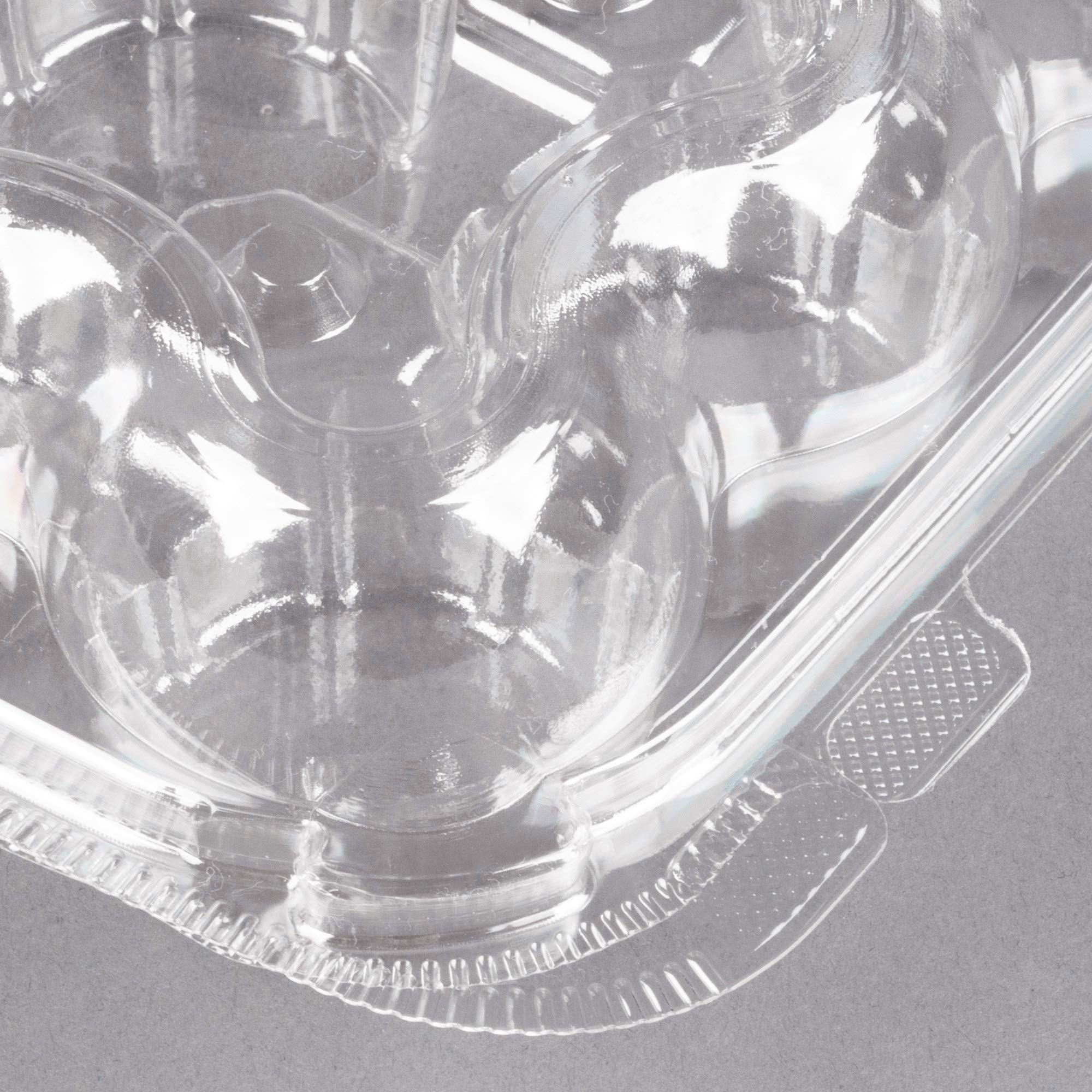 5 Cupcake Containers Plastic Disposable | Clear Mini Cupcake Boxes 24 Compartment Cupcake Holders Disposable Cupcake Carrier | 2