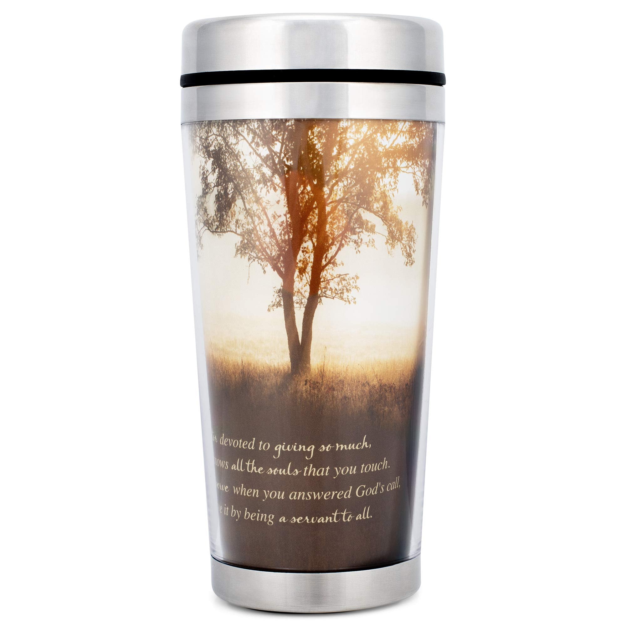Pastor Nature Scene 16 Oz. Stainless Steel Insulated Travel Mug With Lid