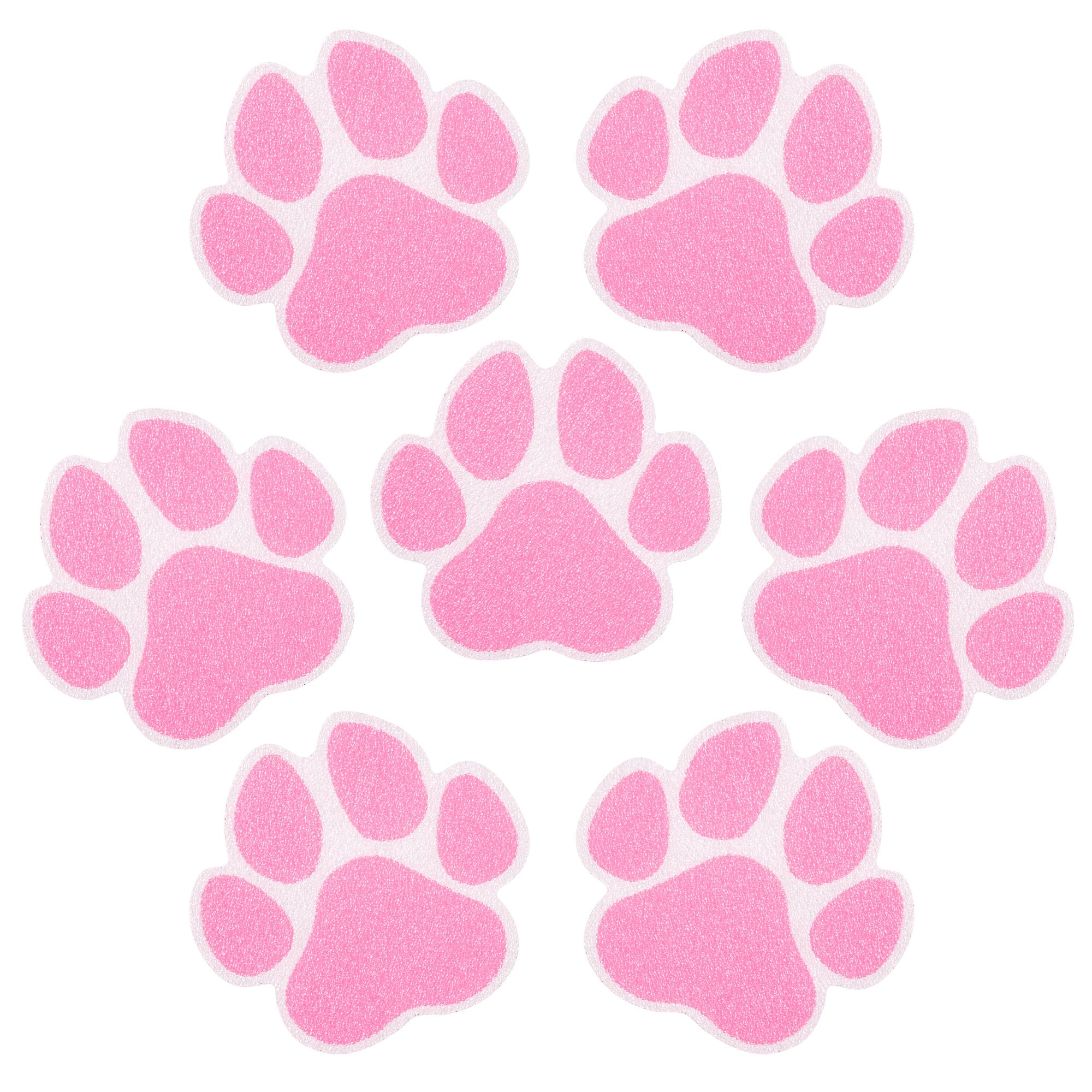 Secopad Non-Slip Bathtub Stickers  20 PCS Large Safety Bathroom Tubs Showers Treads Adhesive Decals Scraper (Pink)