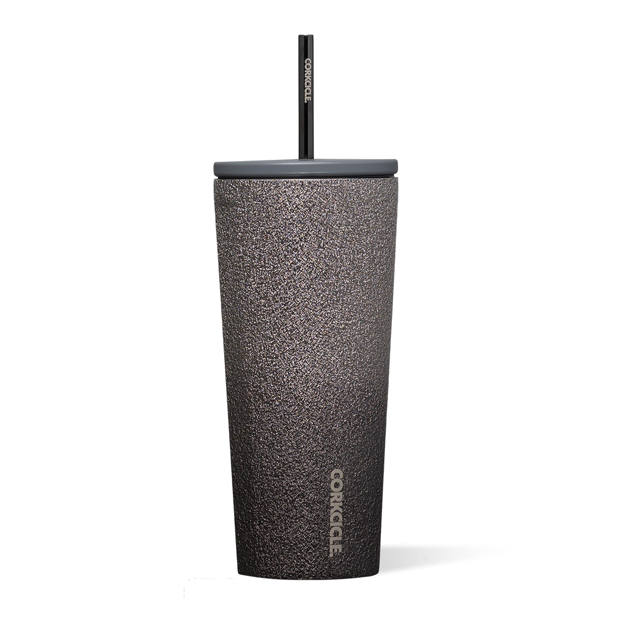 Corkcicle Cold Cup Insulated Tumbler with Straw - Keeps Drinks Cold for 12 Hours - Triple-Insulated Stainless Steel - Leak-Resis