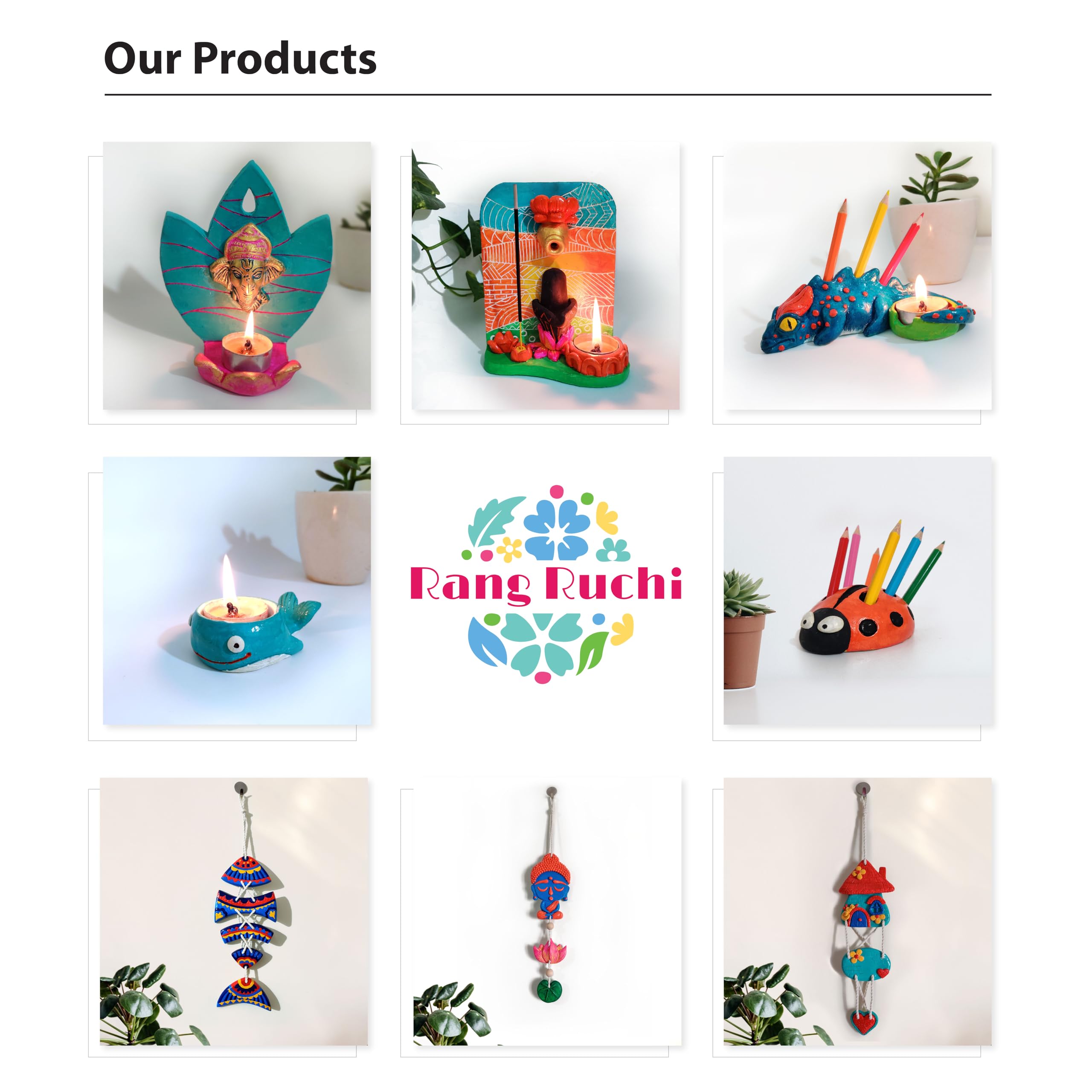 Wall Hanging Fish Sculpture Handmade Craft Ethnic Print For Home Decoration | Door Hanging | Living Room | Bedroom | Office | Gi