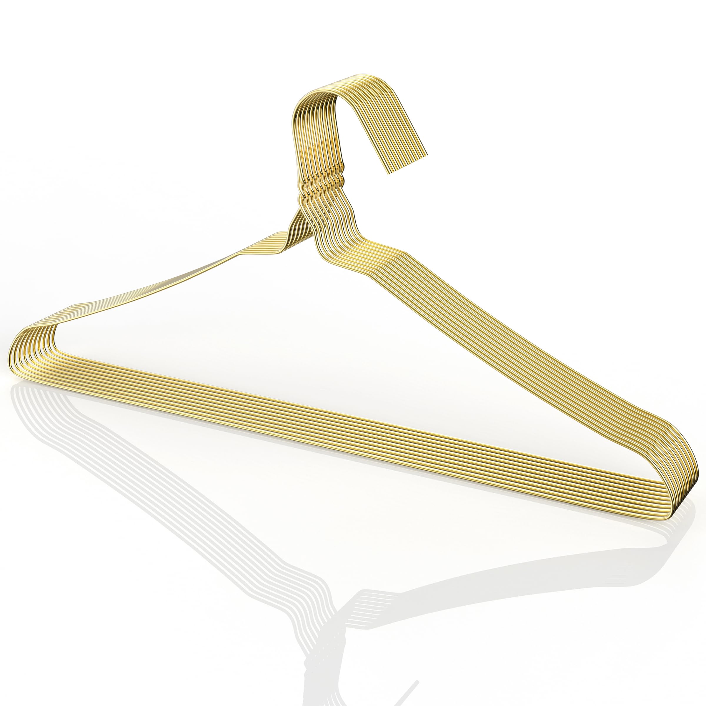 Mr. Pen- Wire Hangers, 10 Pack, Gold Metal Hangers For Clothes, Wire Clothes Hangers, Metal Coat Hangers, Wire Coat Hangers, Han