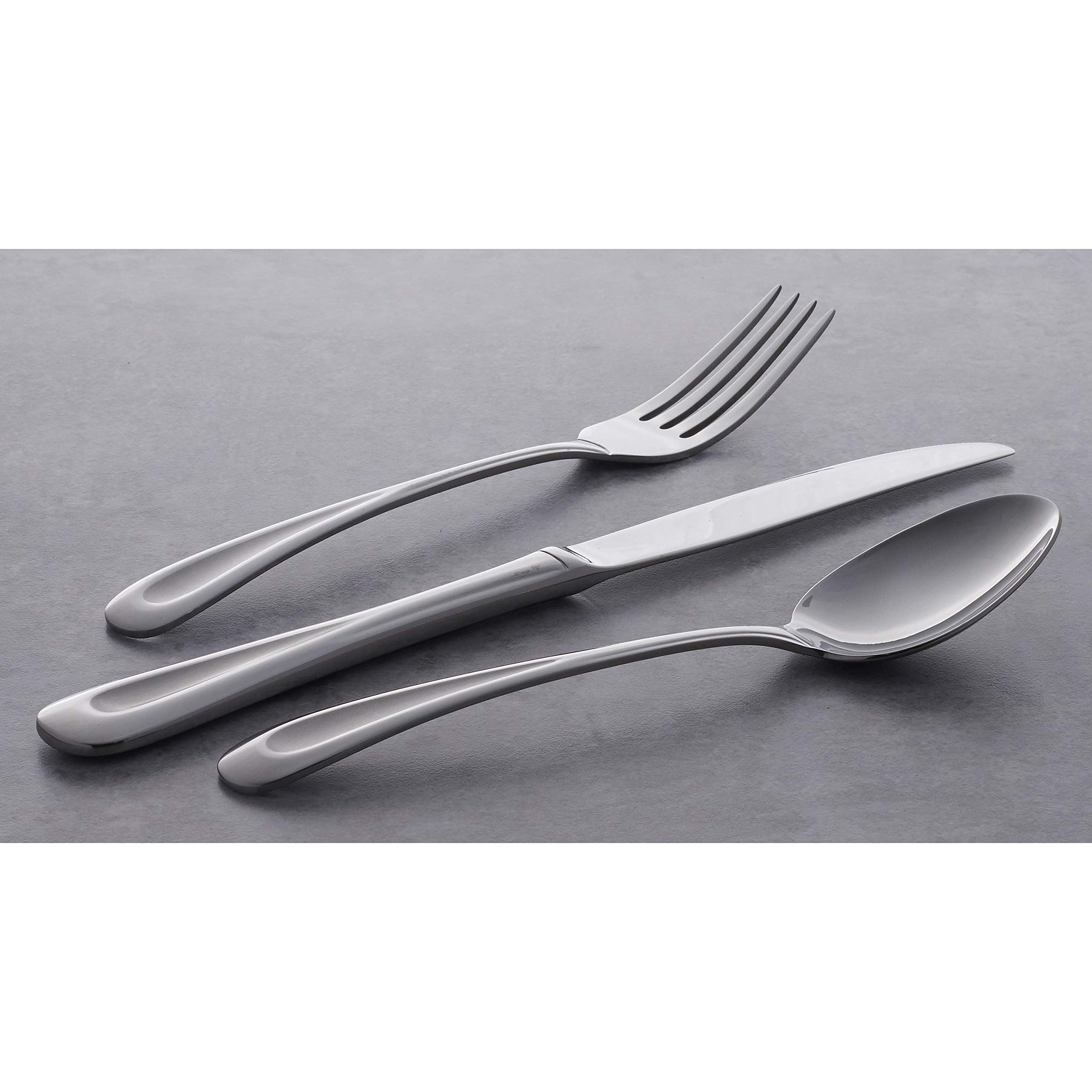 Oneida Satin Sand Dune Teaspoons Set of 4 - Stainless Steel Silverware