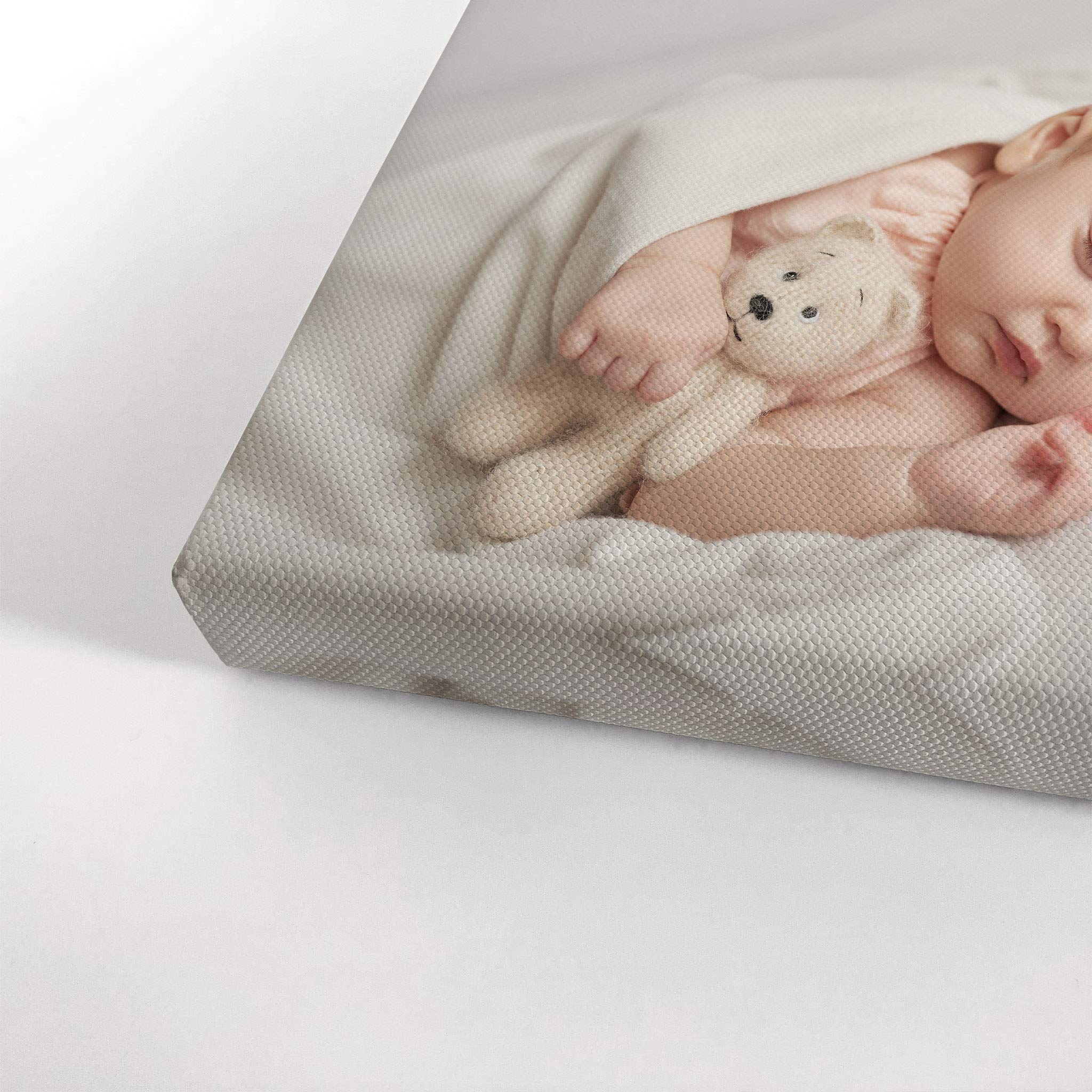 Smile Art Design Custom Photo Print Canvas Print With Your Photos Personalized Photo Upload 2 Images Collage Picture Frame Perso