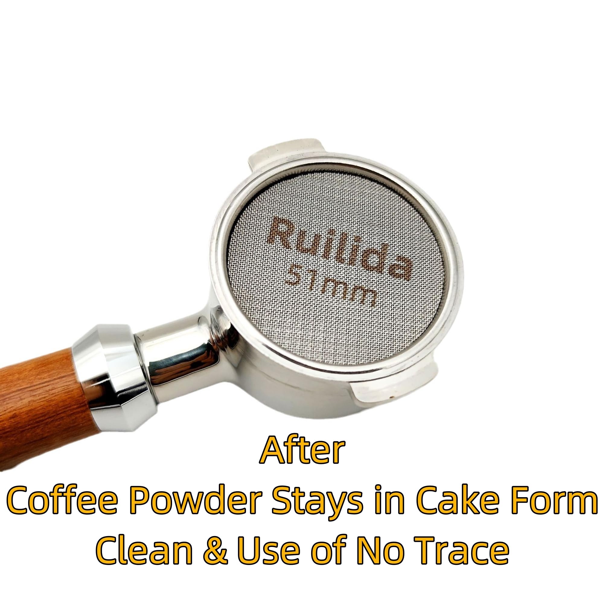 Ruilida Espresso Puck Screen 51Mm, Reusable 1.7Mm Thickness 150M 316 Stainless Steel Professional Barista Coffee Filter Mesh Pla
