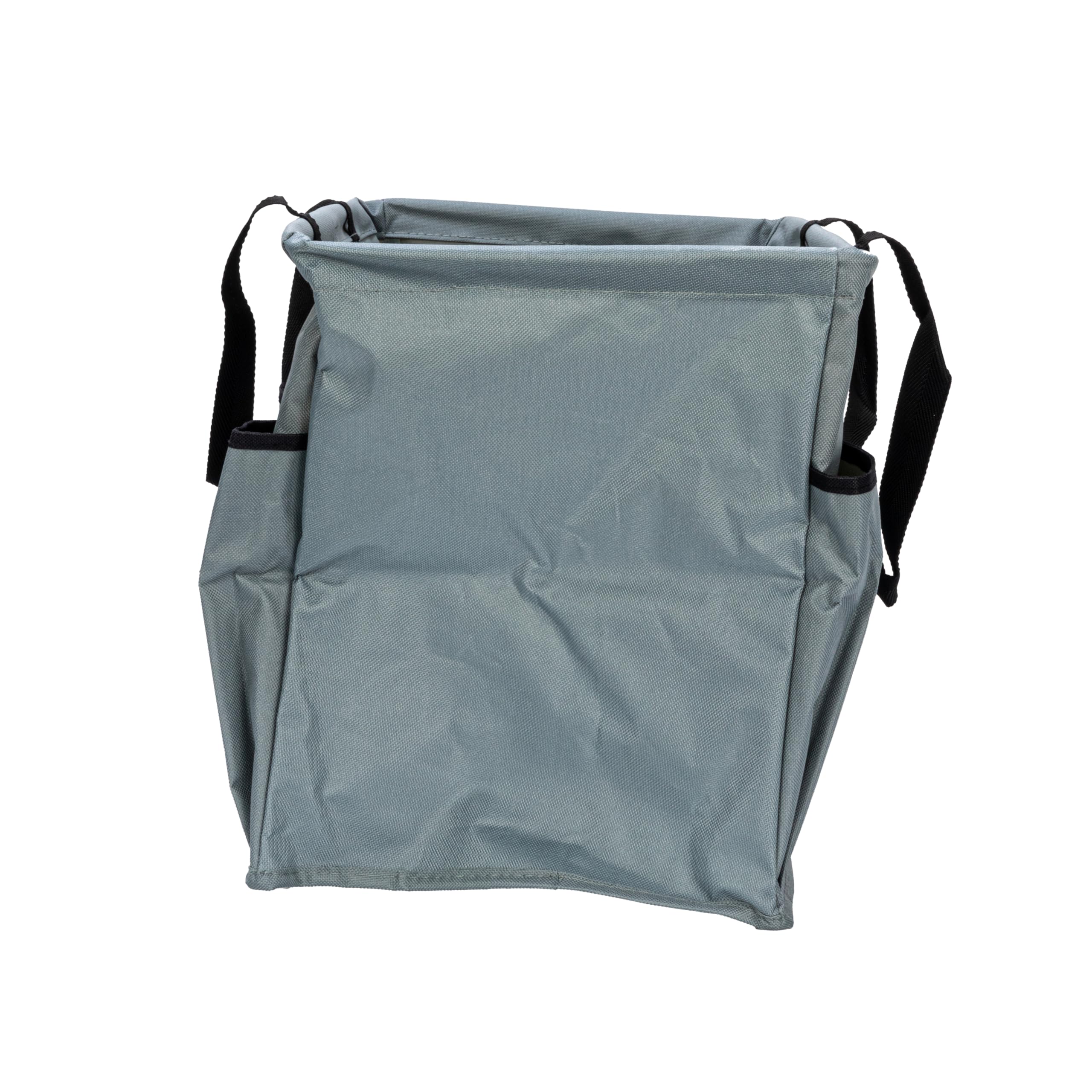 Household Essentials Grey Krush Canvas Utility Tote With Pockets | Reusable Grocery Shopping Bag, Large