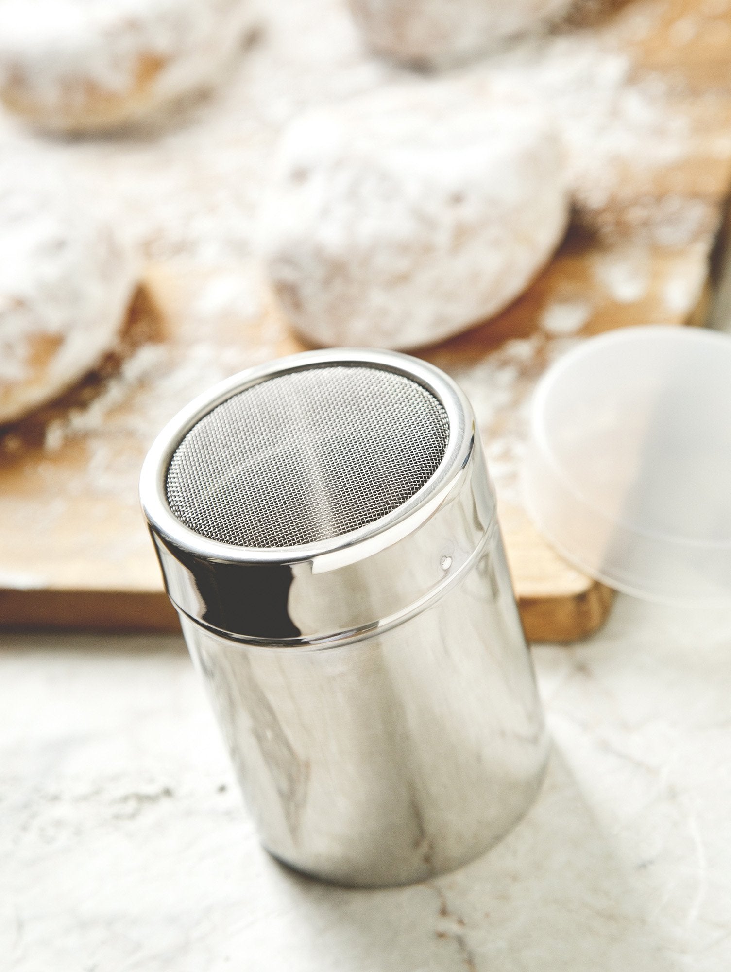 Fox Run Deluxe Mesh Top Shaker, Stainless Steel, 4-Inch