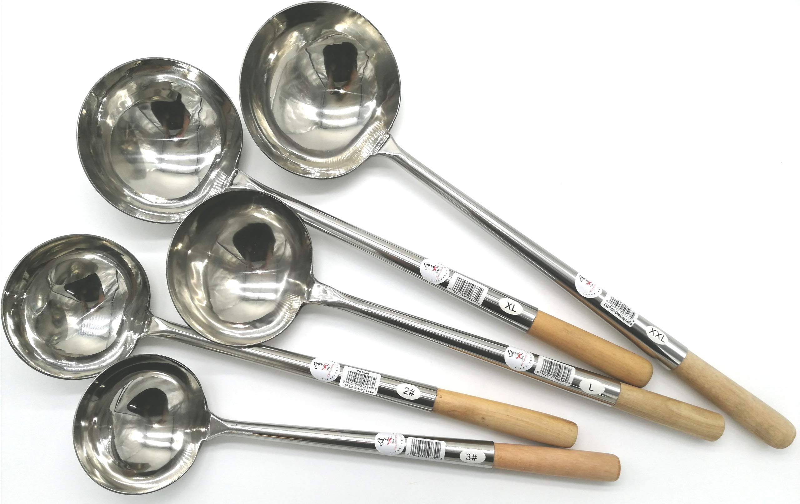 10 Oz Chinese Cooking Ladle *(Width: 5'' X Length: 19-1/4'') Size: Large