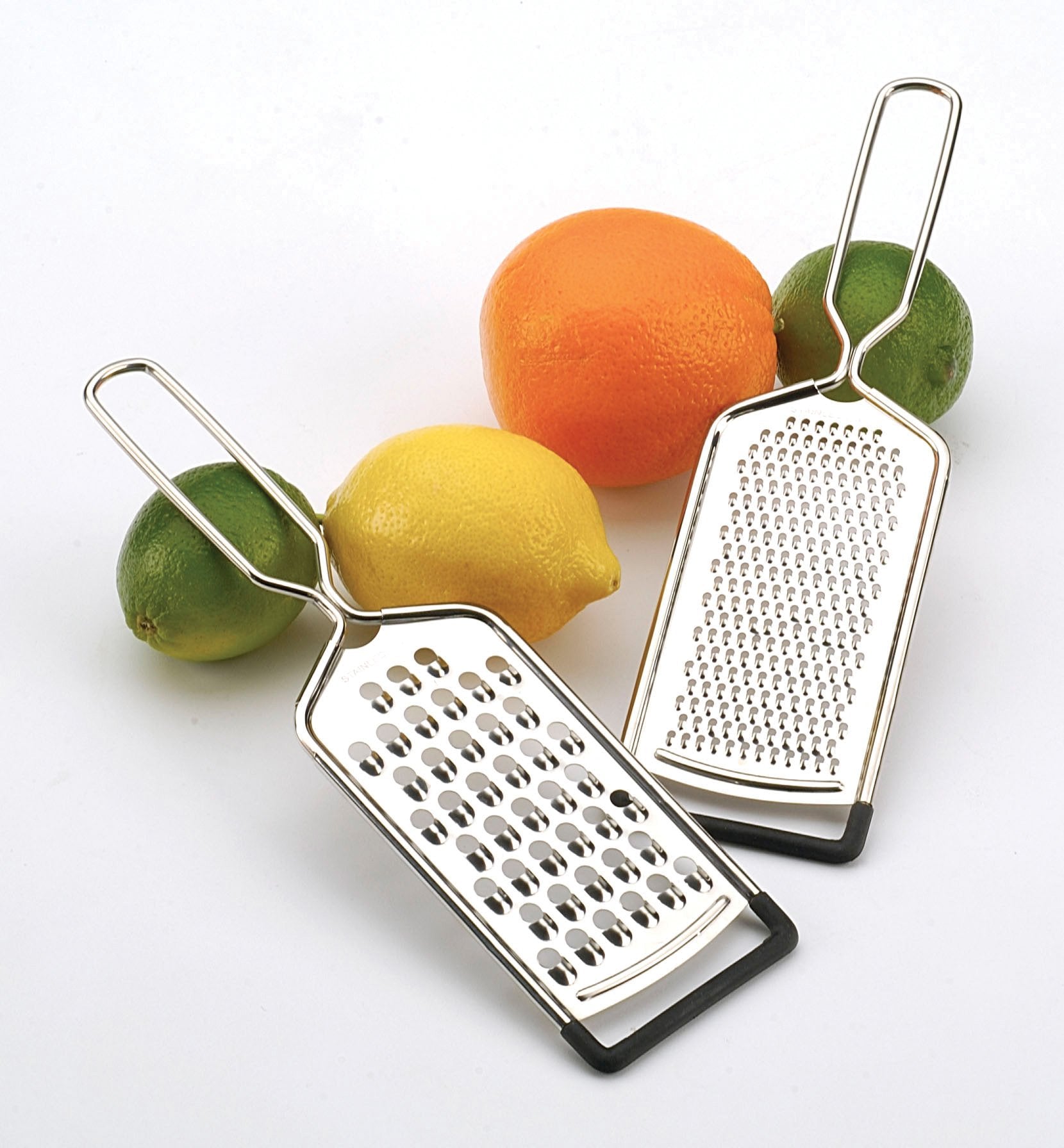 Rsvp International Endurance Kitchen Collection Multi-Use Cheese Grater Handheld Potato Slicer Shredder For Hard & Soft Cheeses,