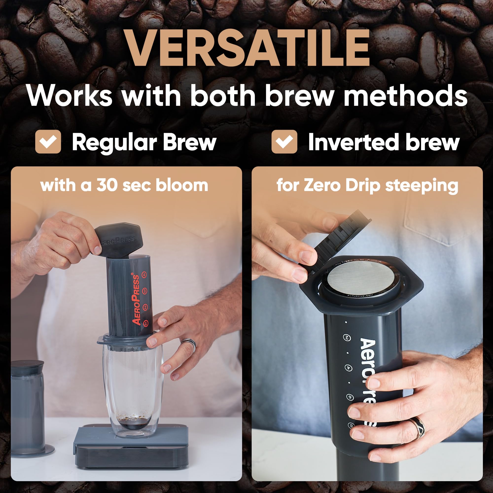 The Mesh Xl: Reusable Metal Filter For Aeropress Xl Coffee Maker. No More Paper Filters.