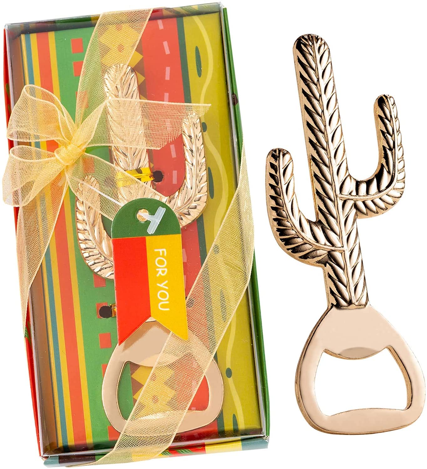 24 Pcs Cactus Bottle Openers For Mexican Theme Party Favors Wedding Favors Bridal Shwoer Favors,Gifts,Souvenirs Or Mexican Party