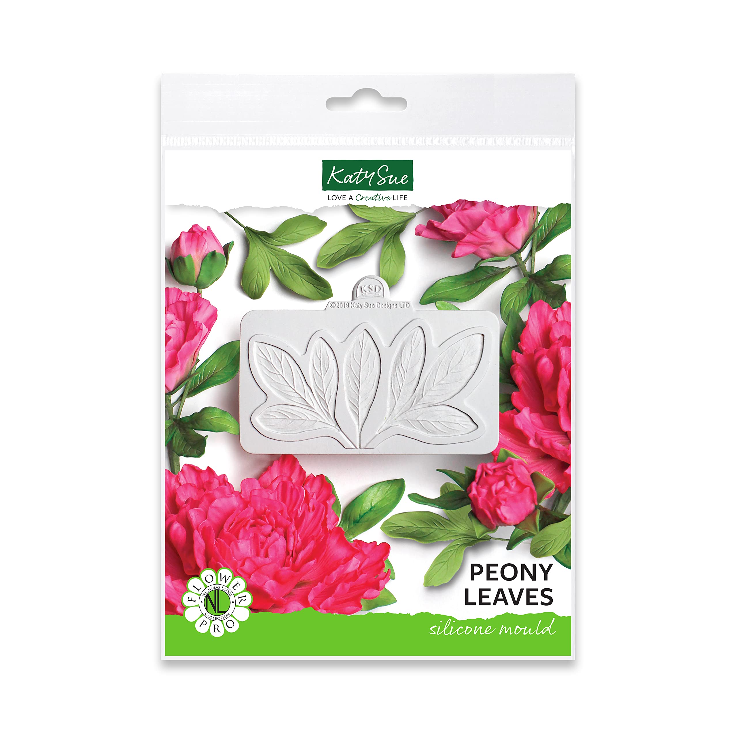 Flower Pro Peony Leaves Silicone Mold For Cake Decorating & Craft. For Fondant, Sugar Paste & Air Dry Clay From Katy Sue Designs