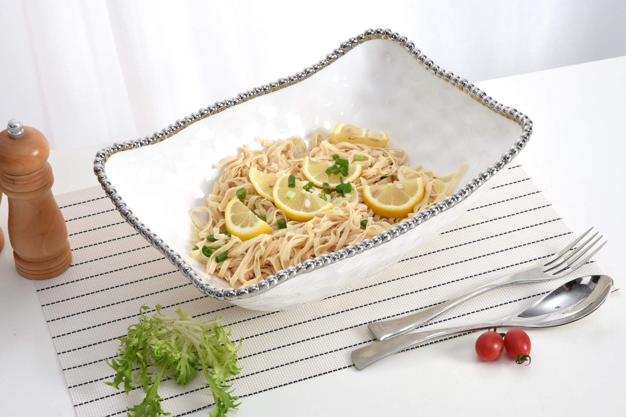 Pampa Bay Porcelain Deep Serving Bowl (White)