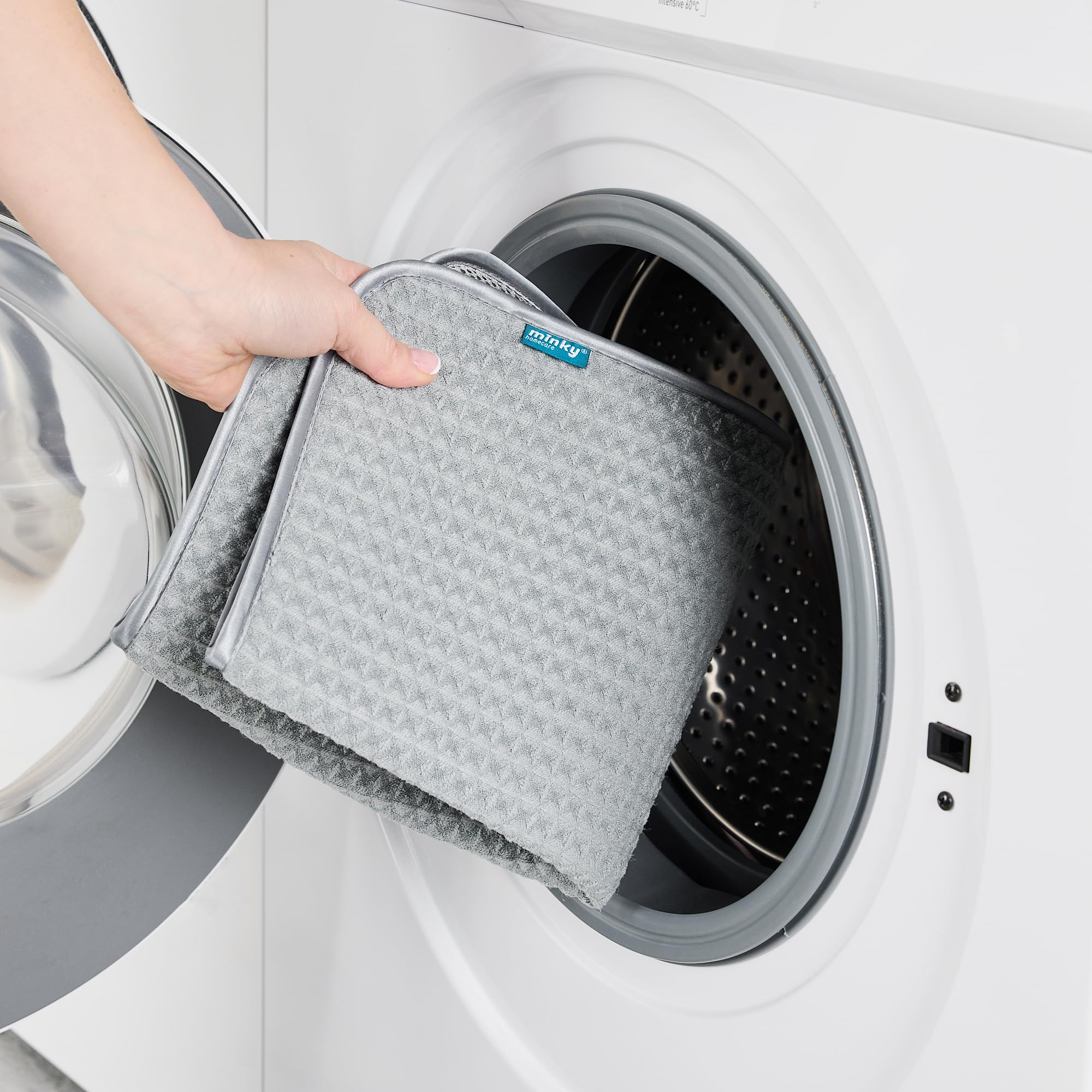 Minky Homecare Dish Drying Mat, 18'' X 16'', Gray