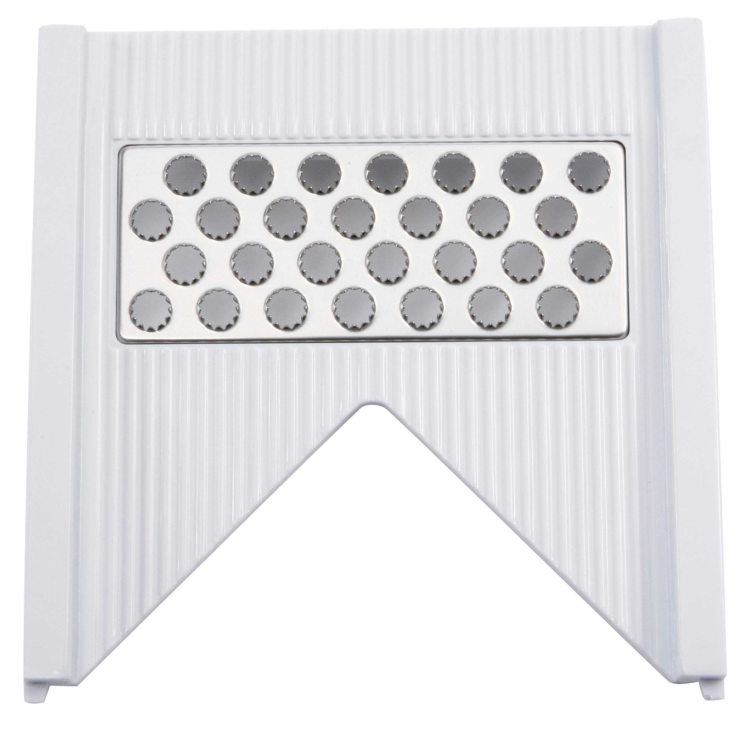 Norpro V-Slicer Grater Mandoline With Safety Guard Holder, One Size, White