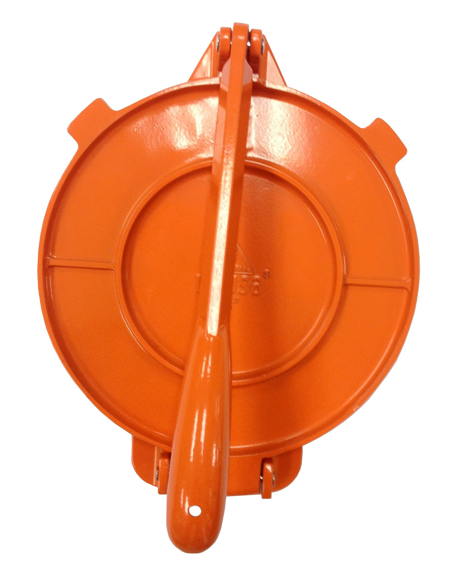 Imusa Usa Aluminum Tortilla Press 8-Inch, Orange