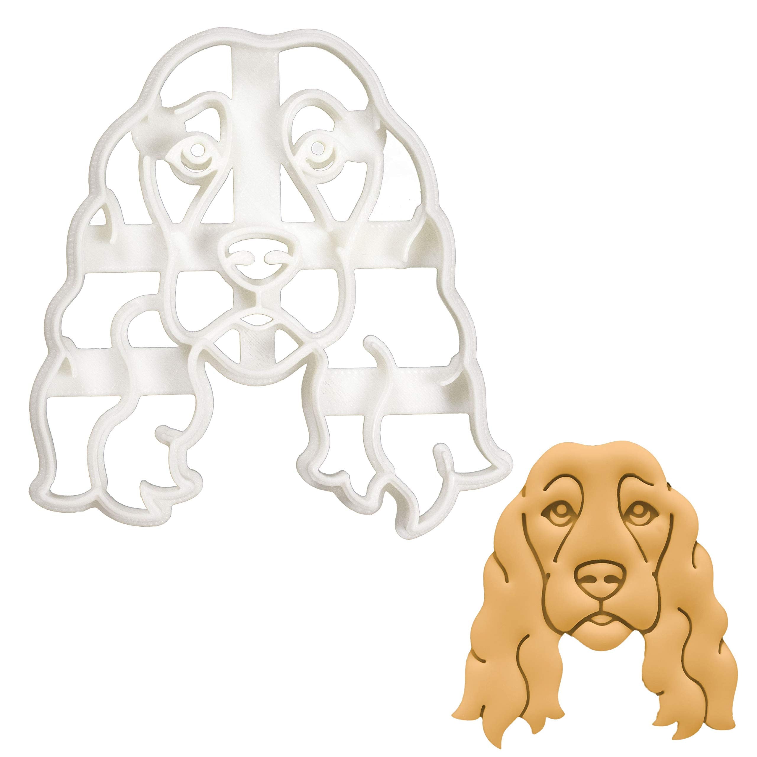 Show Cocker Spaniel Face Cookie Cutter, 1 Piece - Bakerlogy