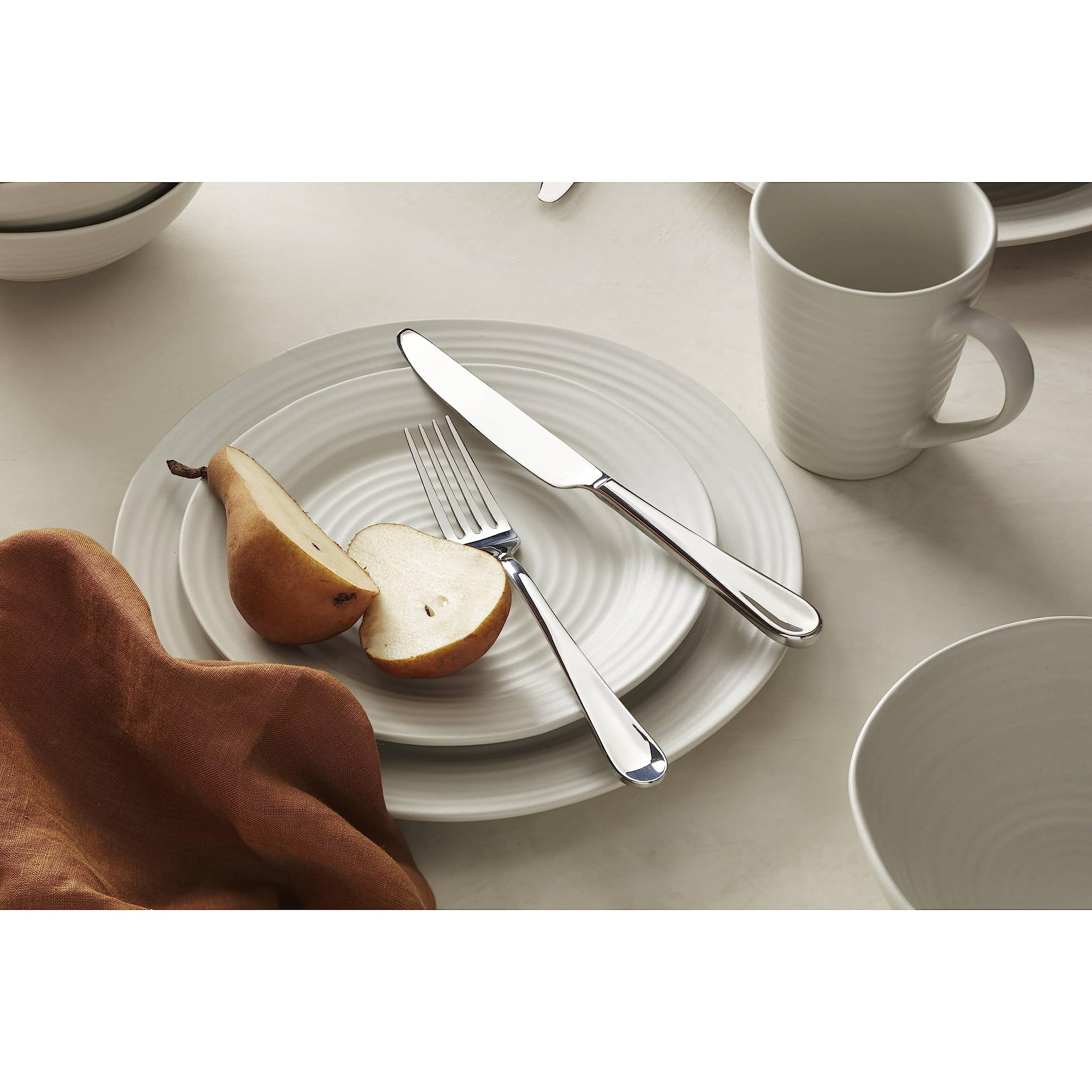 Oneida 895944 Ridge Mugs, Set Of 4