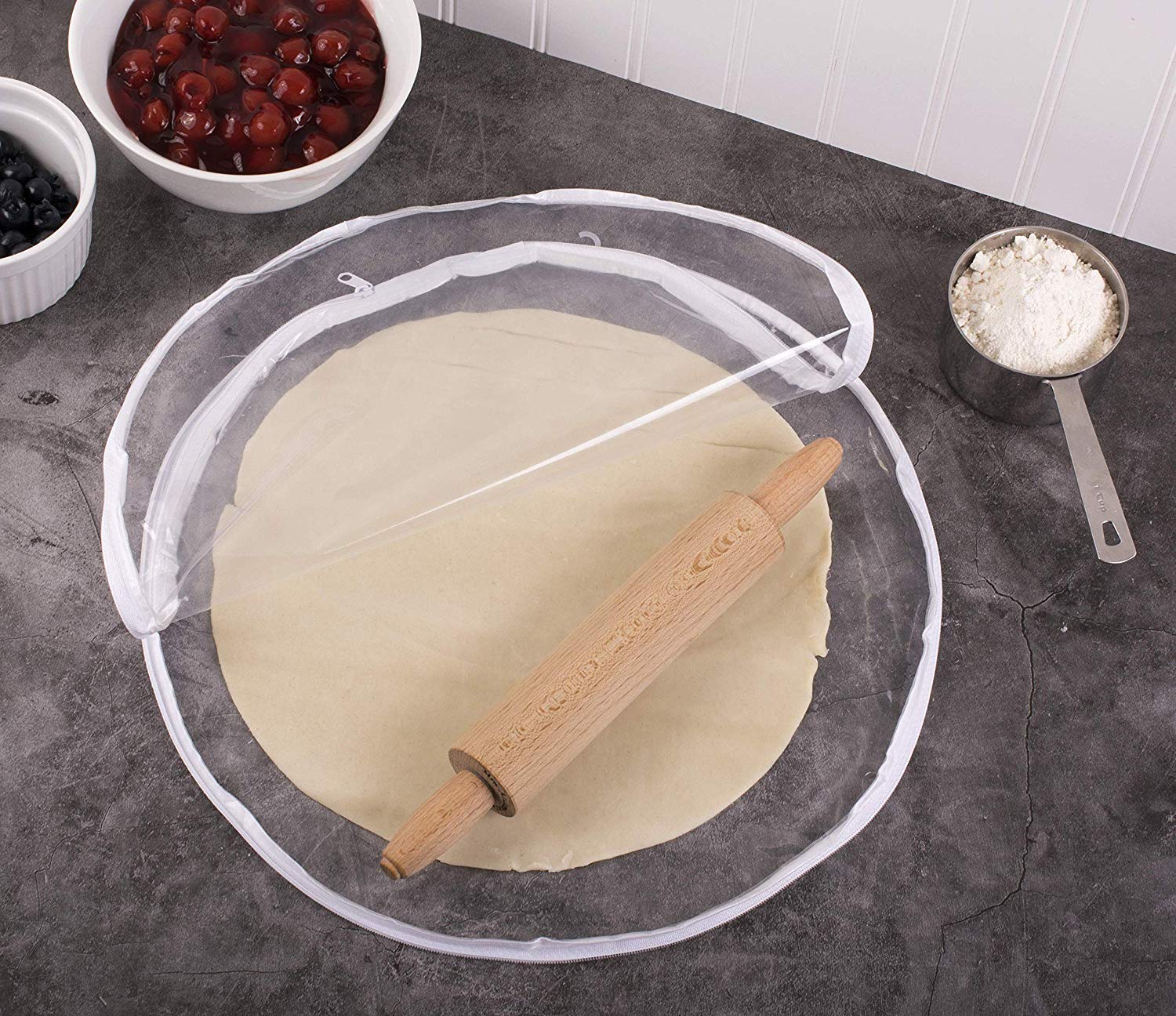 Mrs. Anderson'S Baking Easy No-Mess Pie Crust Maker Bag, Bpa Free, 14-Inch, Set Of 2