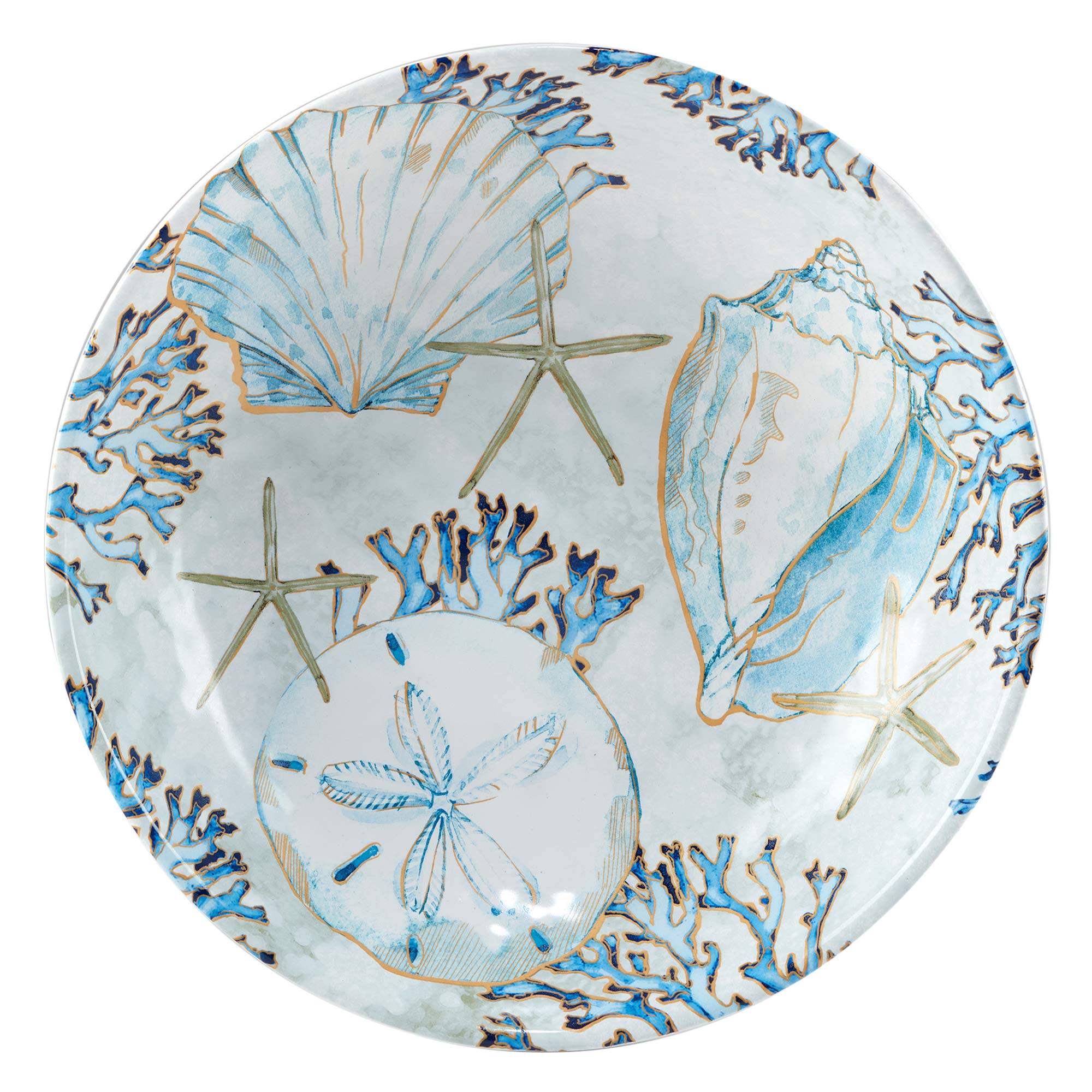 Certified International Playa Shells Serving Bowl, 144 Oz, White