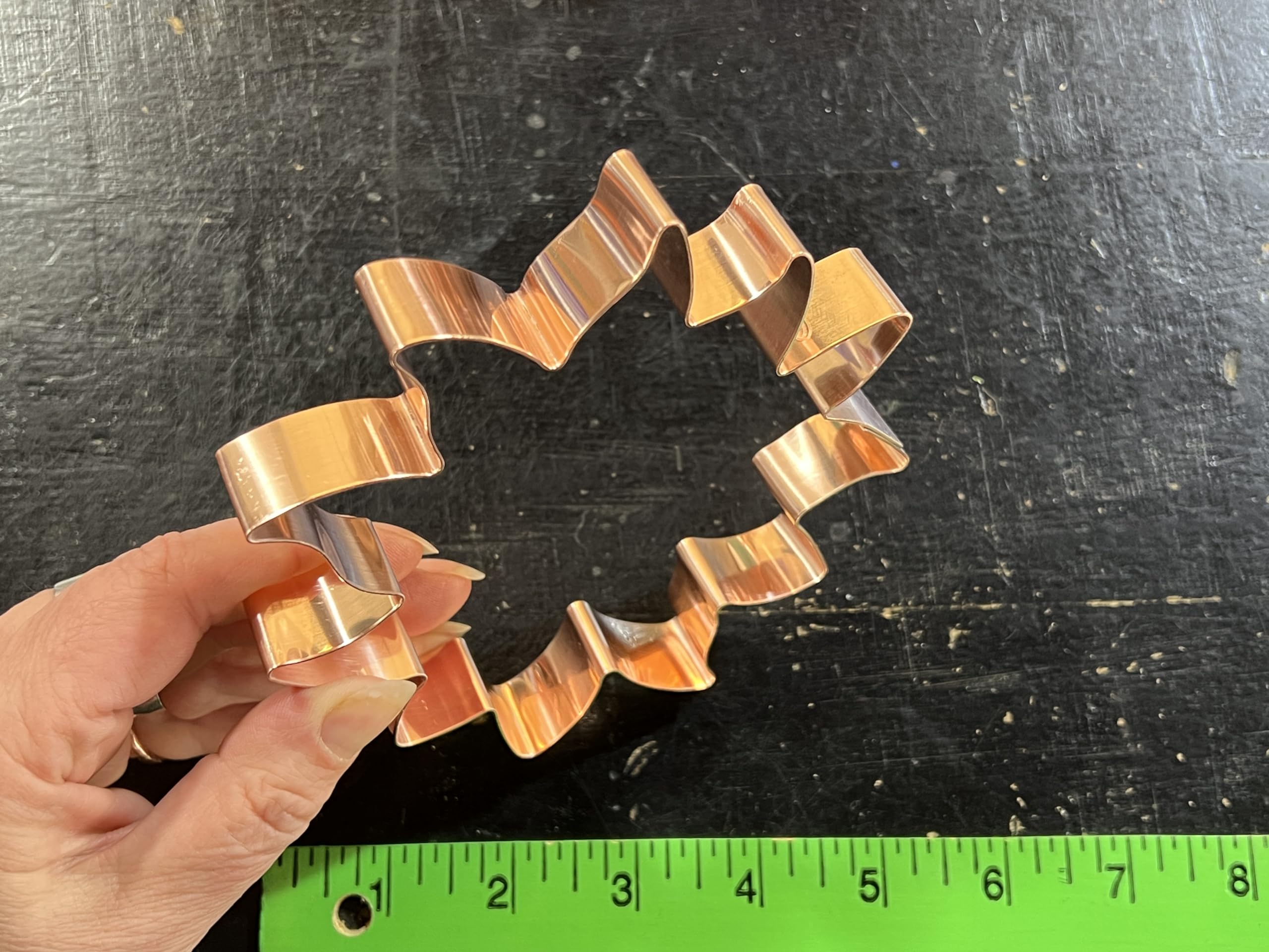 Sunflower Head Copper Cookie Cutter