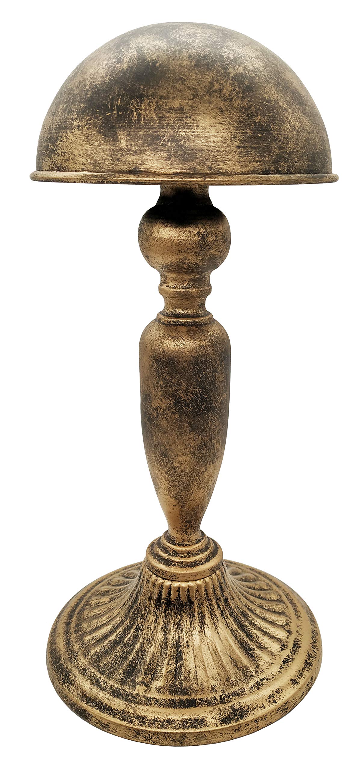 Owlgift Vintage Dome Shape Design Removable Metal Hat Rack/Cap/Wig Storage Holder Display Stand, Bronze