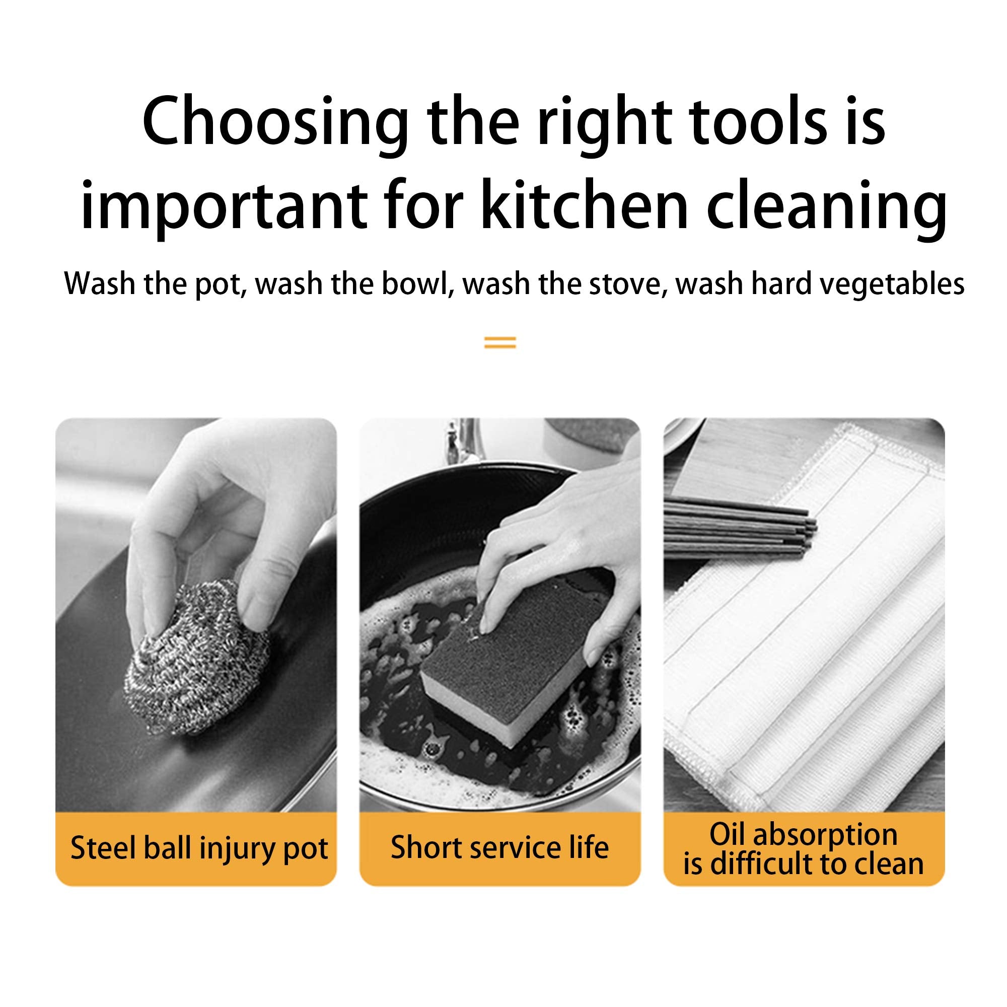 Natural Sisal Dish Washing Brush Bamboo Round Scrub Brush Pots Pans Vegetables Household Cleaning Brush (Sisal)