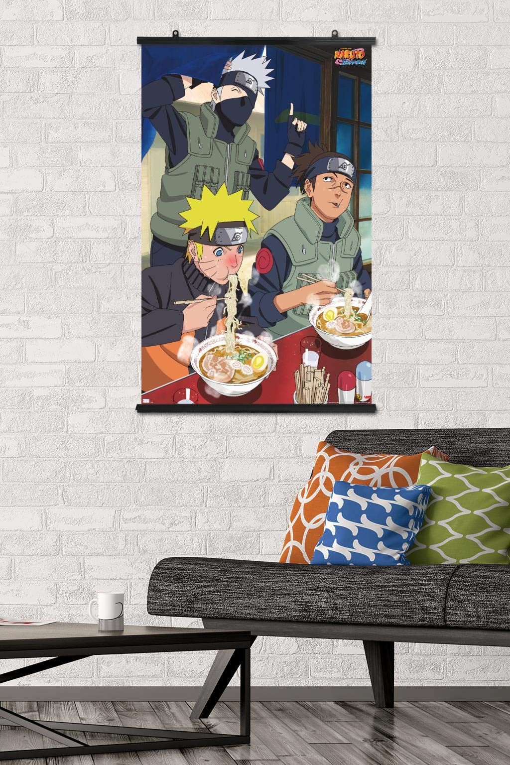 Trends International Naruto Shippuden - Food Wall Poster, 22.375'' X 34'', Poster & Clip Bundle