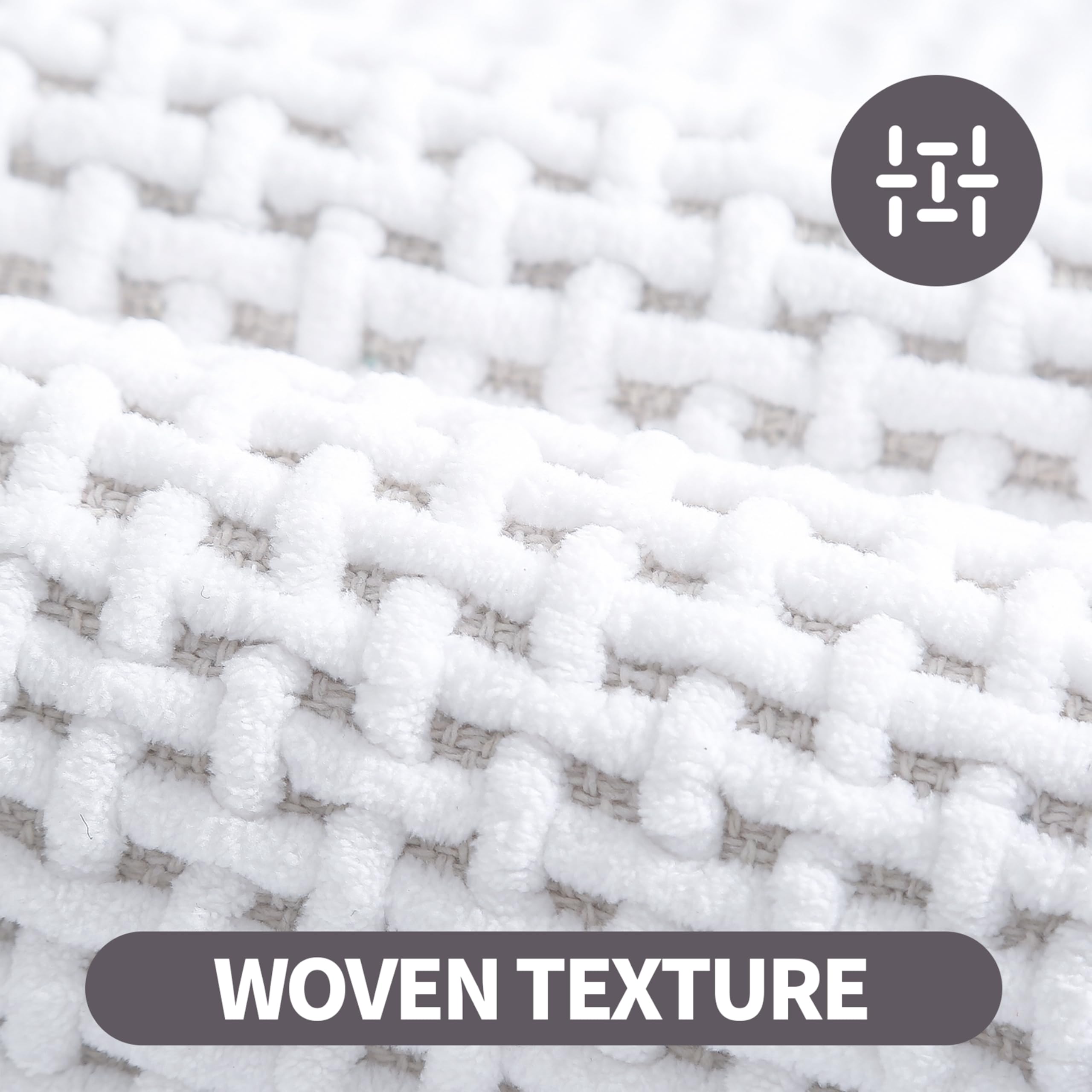 White Bath Mat Thin, Bath Mat White 16X24 Thin Bathroom Rugs Fit Under Door Washable Bath Mat For Bathroom Low Profile Bathroom